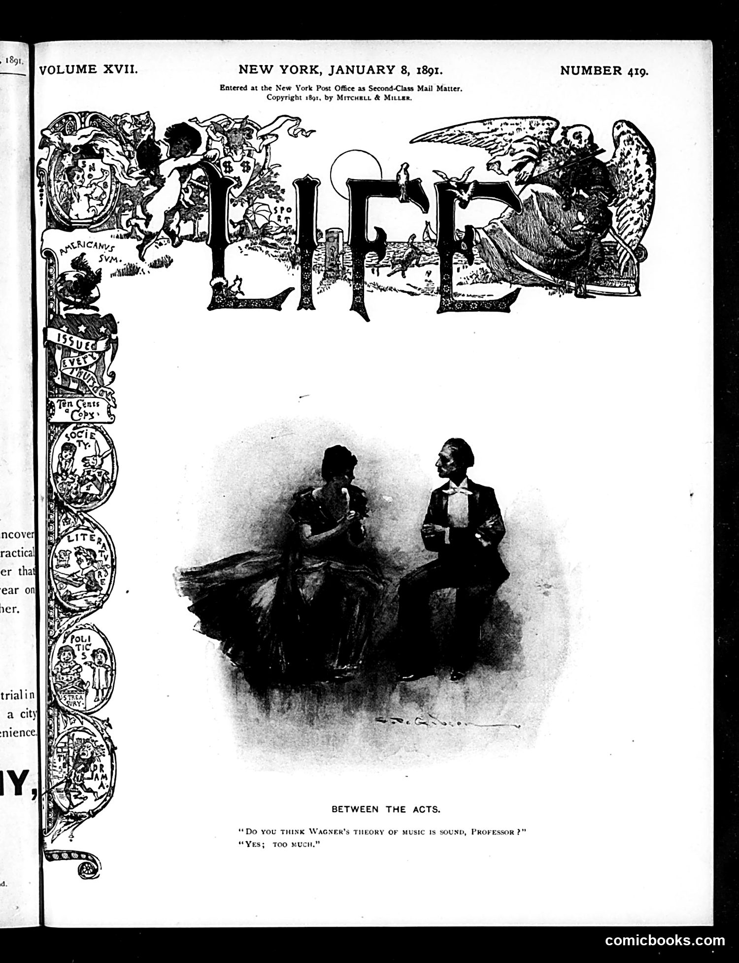 Life — January 8, 1891 — page 1 of 20