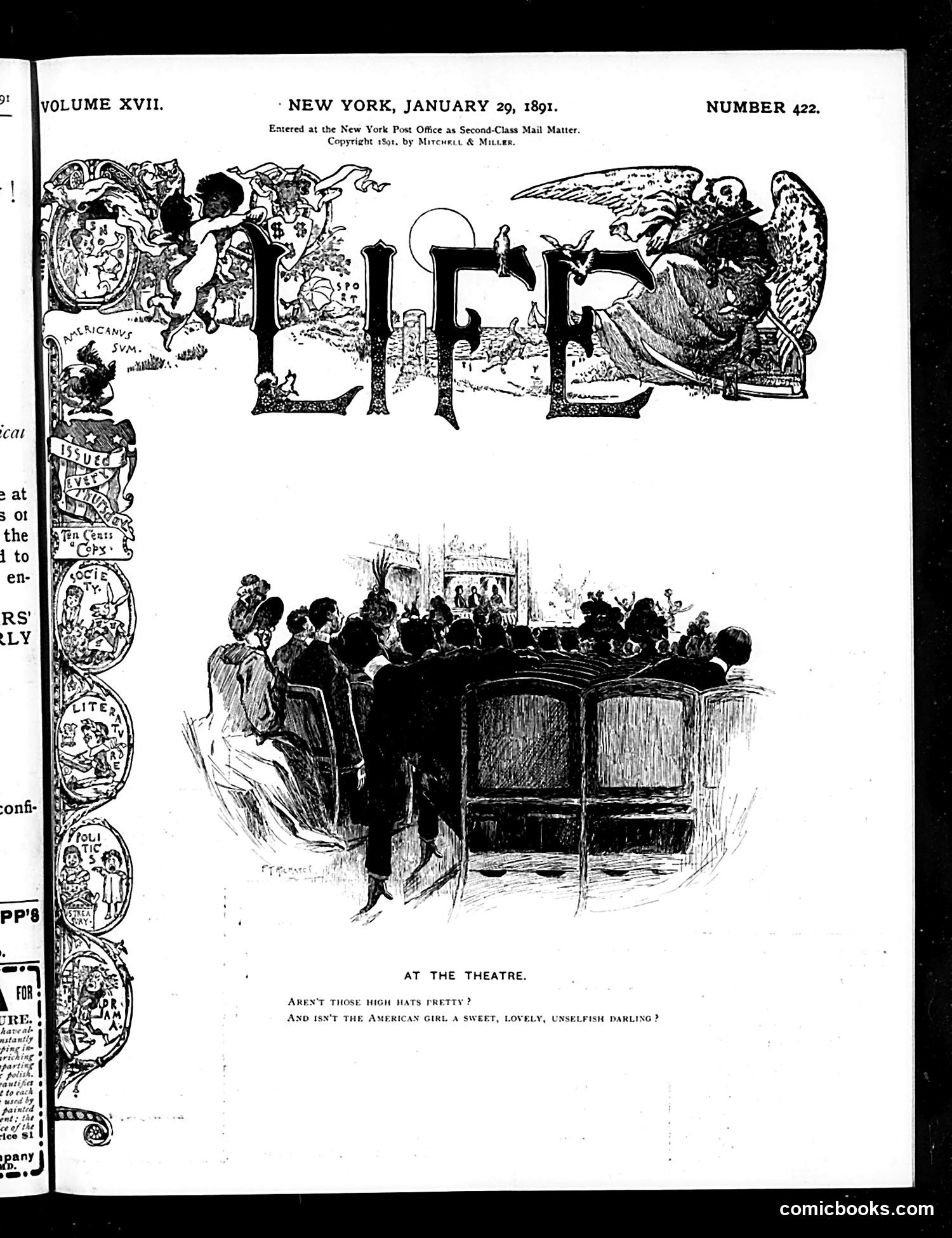 Life — January 29, 1891 — page 1 of 14