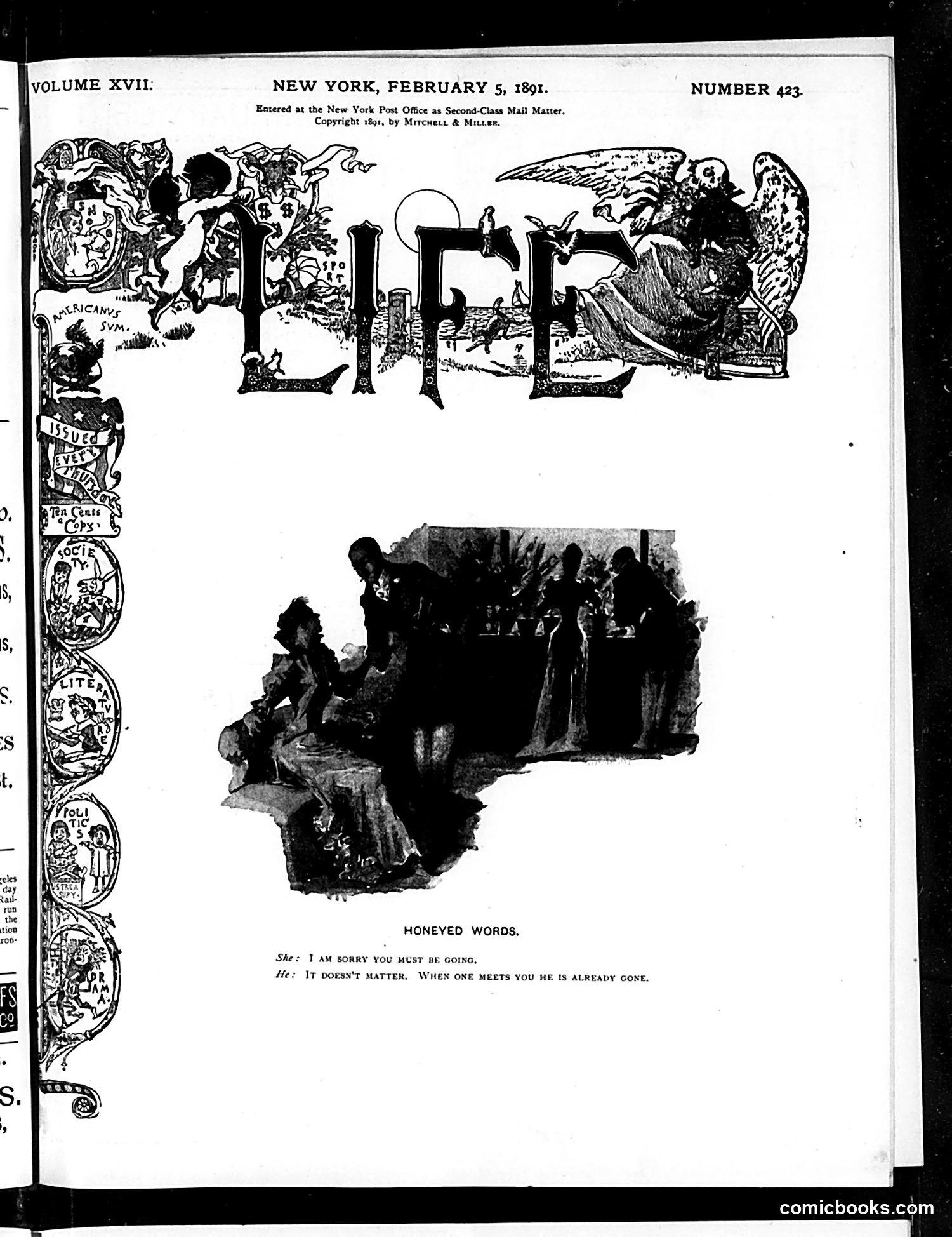 Life — February 5, 1891 — page 1 of 16