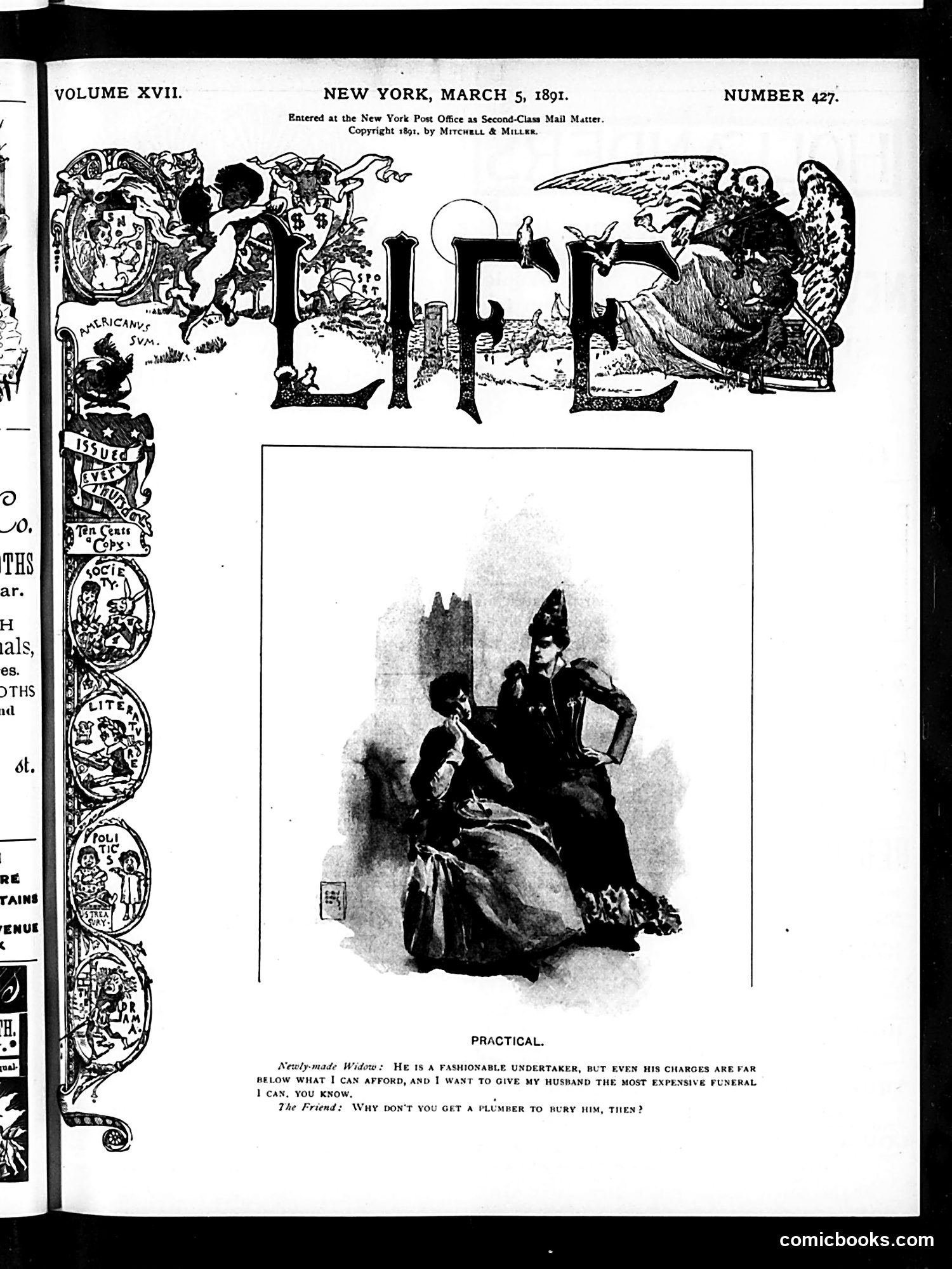 Life — March 5, 1891 — page 1 of 16