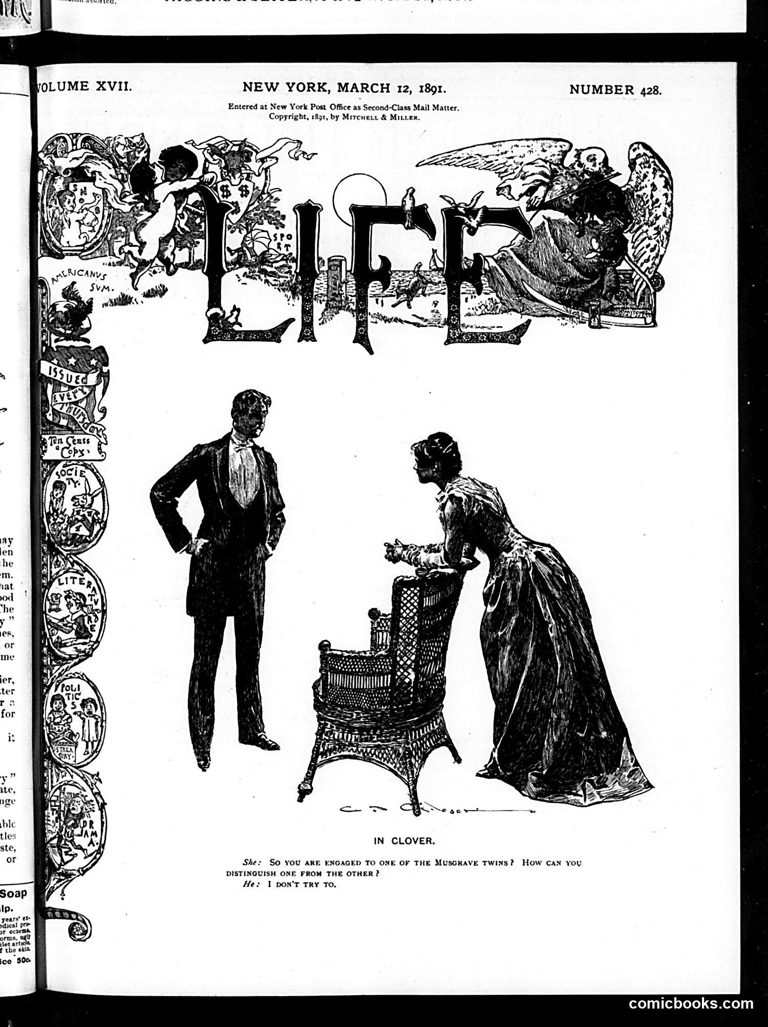 Life — March 12, 1891 — page 1 of 14