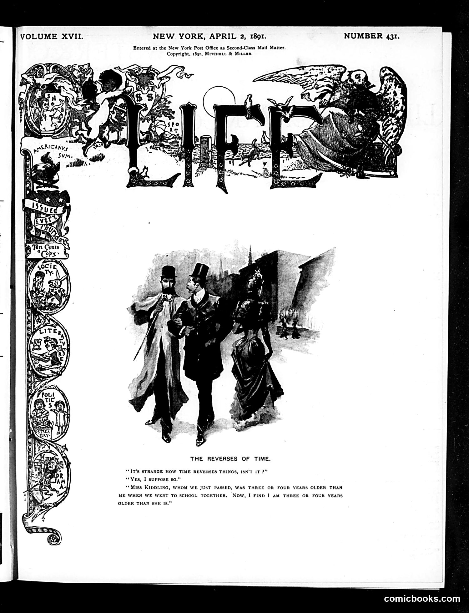 Life — April 2, 1891 — page 1 of 14