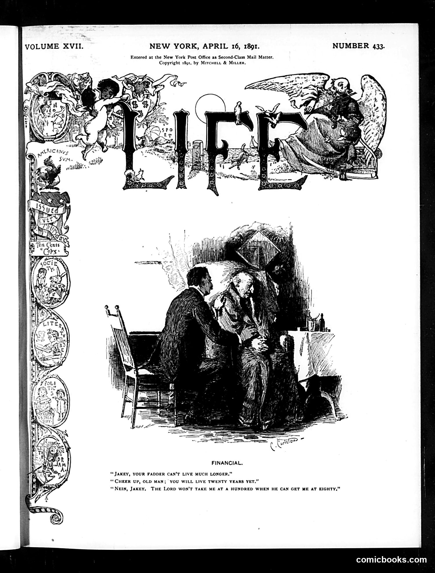 Life — April 16, 1891 — page 1 of 14