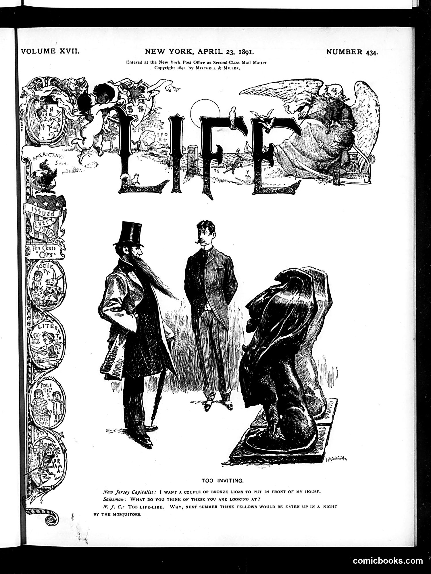 Life — April 23, 1891 — page 1 of 14