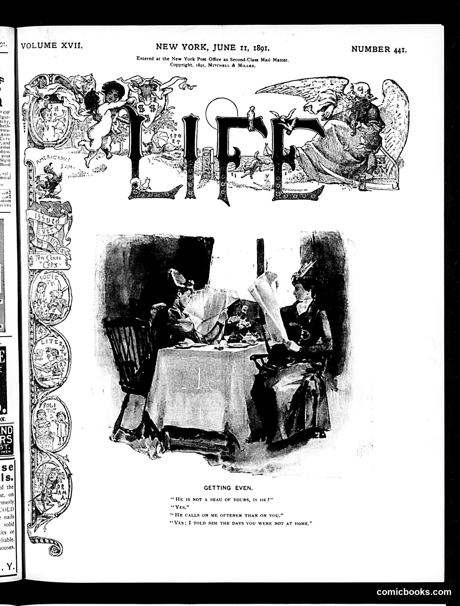 Life — June 11, 1891 — page 1 of 18