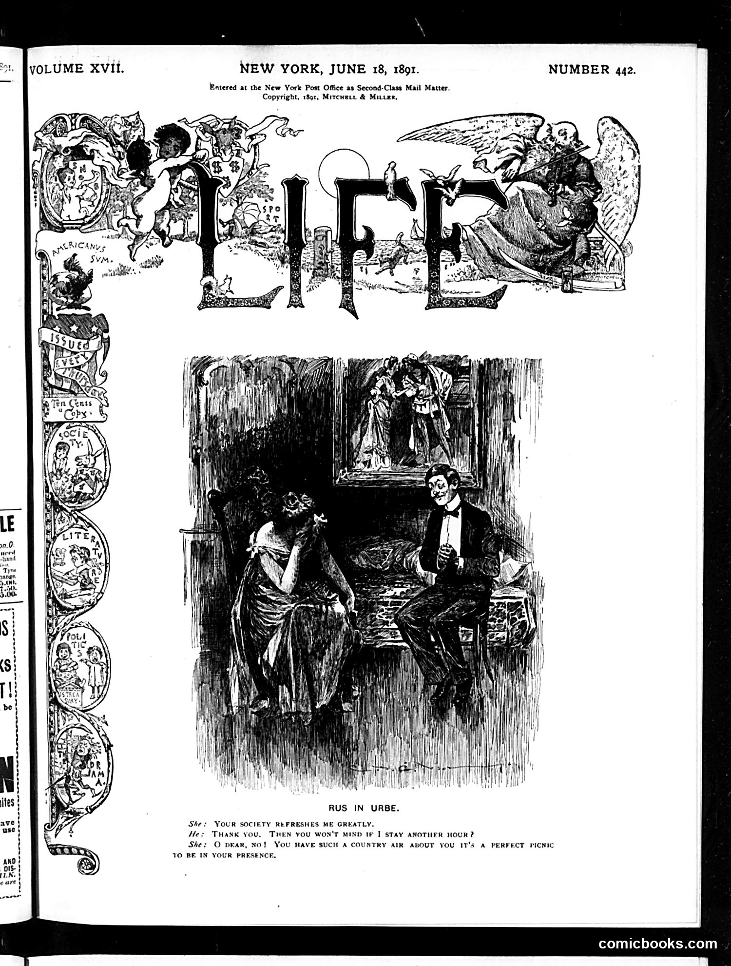 Life — June 18, 1891 — page 1 of 16