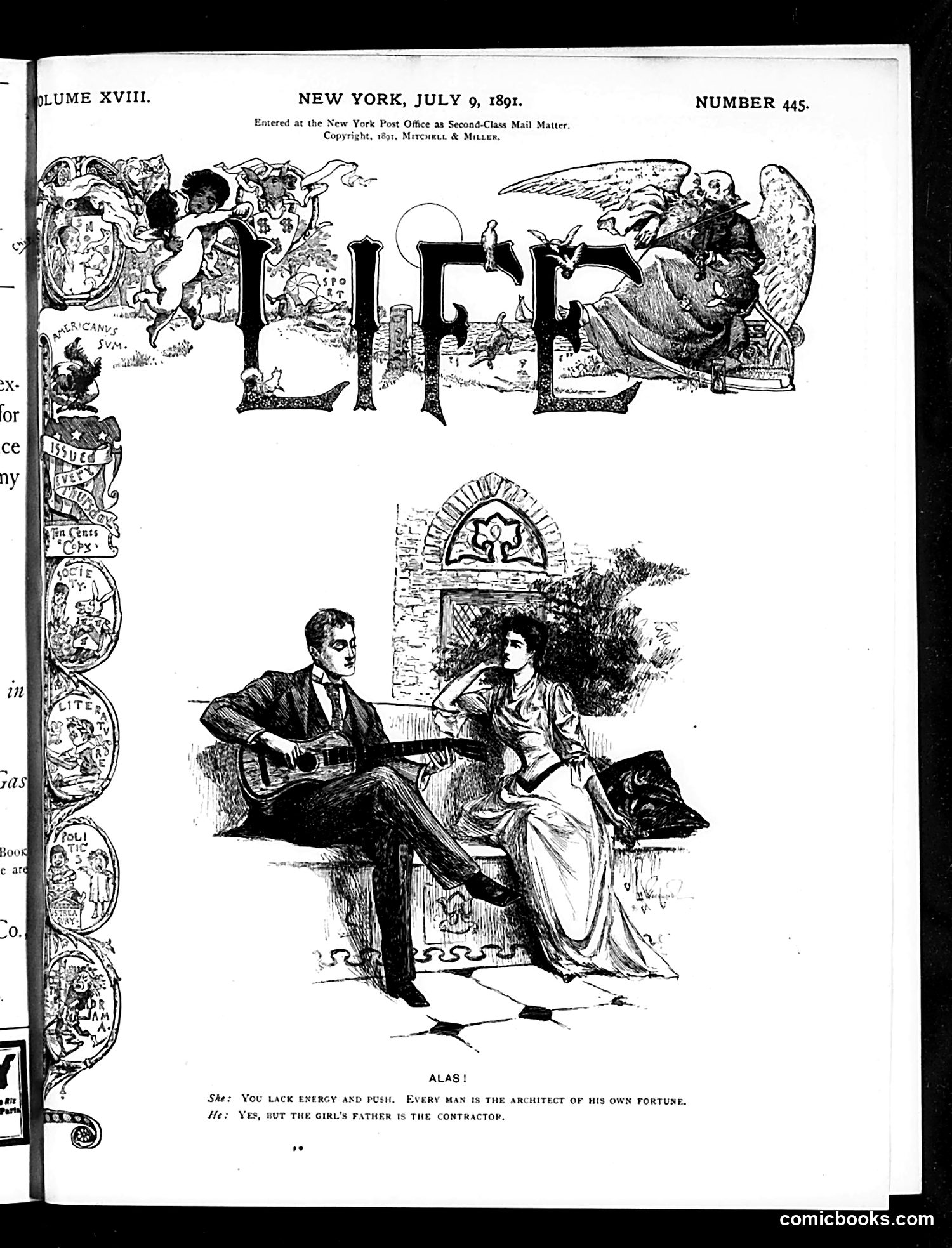 Life — July 9, 1891 — page 1 of 14