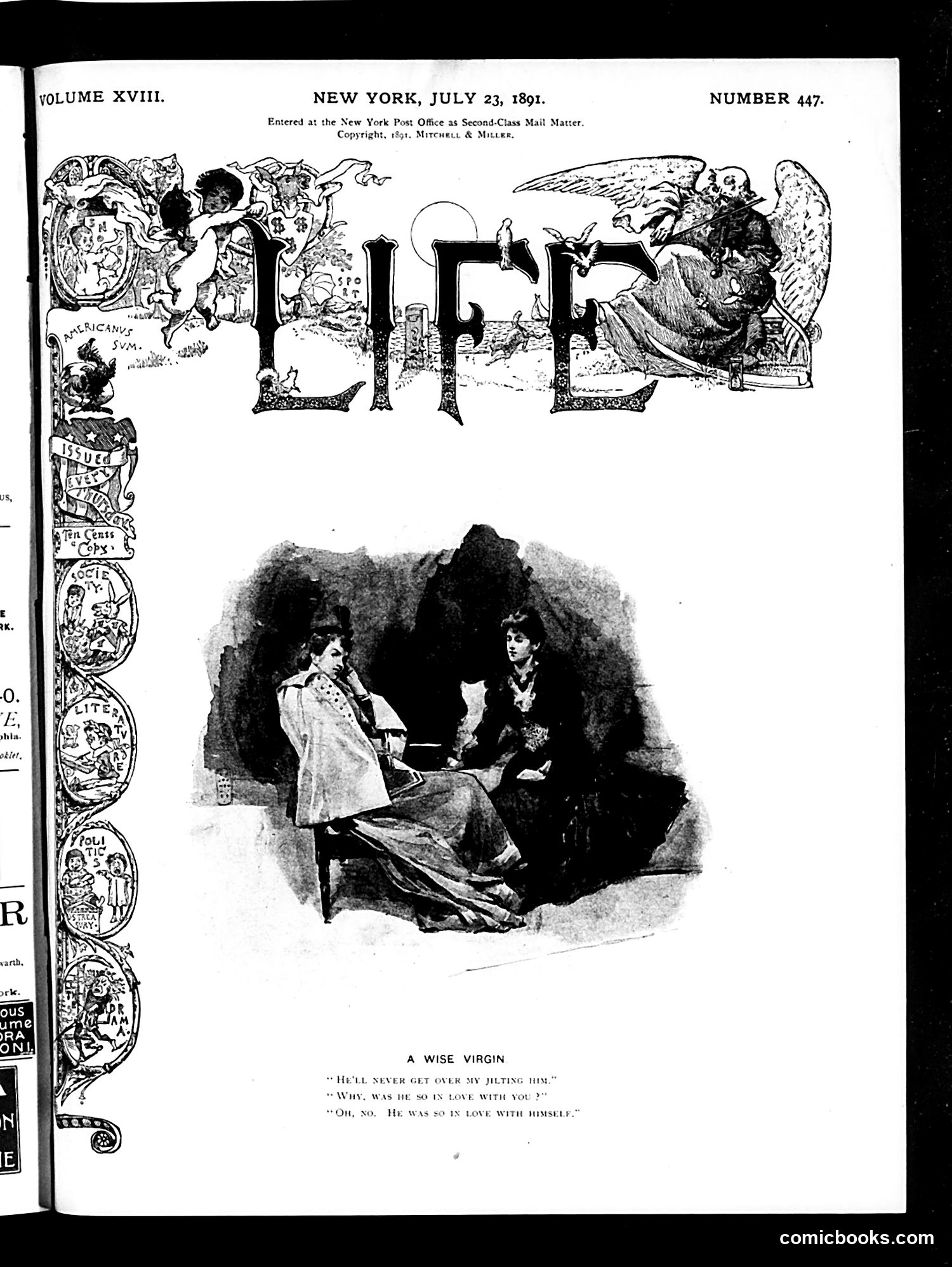 Life — July 23, 1891 — page 1 of 14