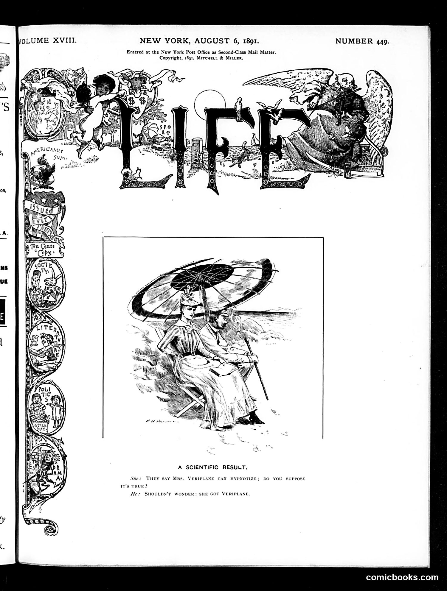 Life — August 6, 1891 — page 1 of 14