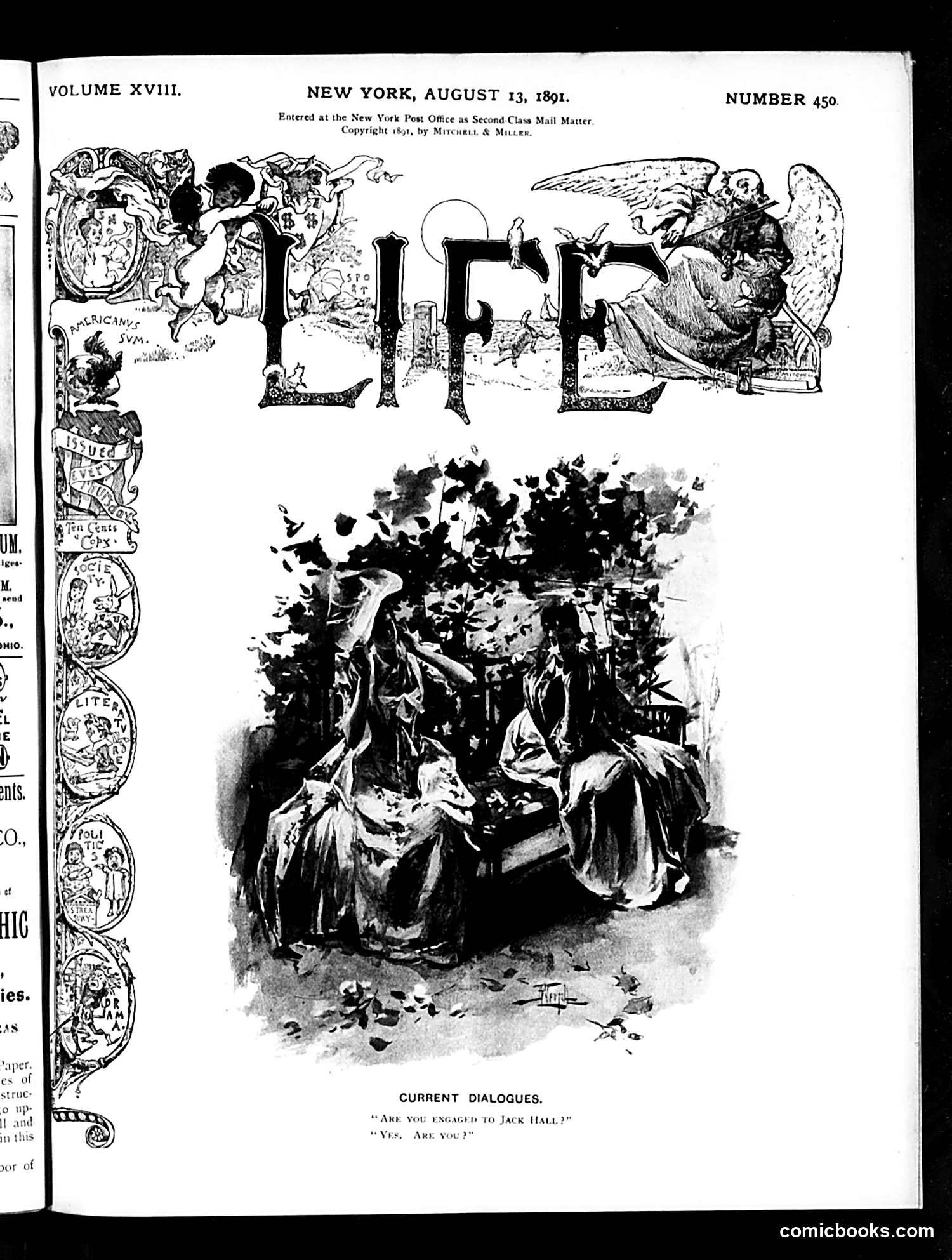 Life — August 13, 1891 — page 1 of 14