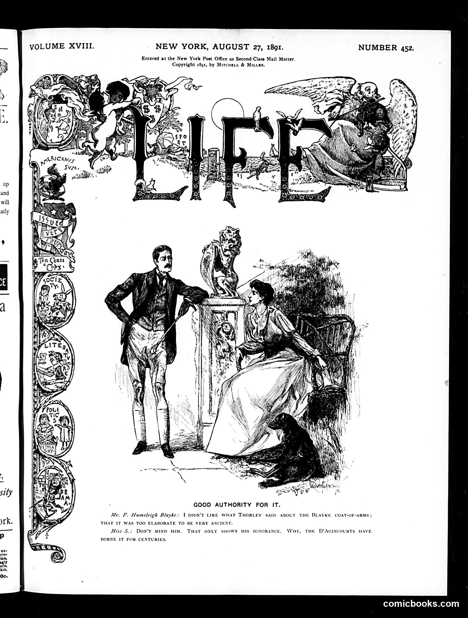 Life — August 27, 1891 — page 1 of 14