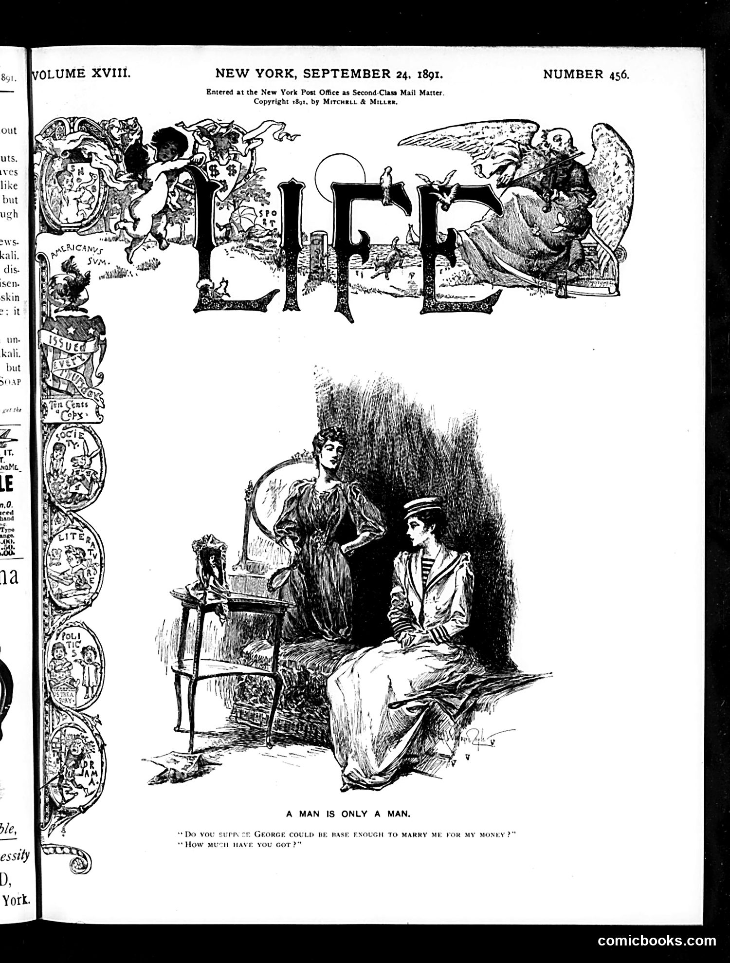 Life — September 24, 1891 — page 1 of 18
