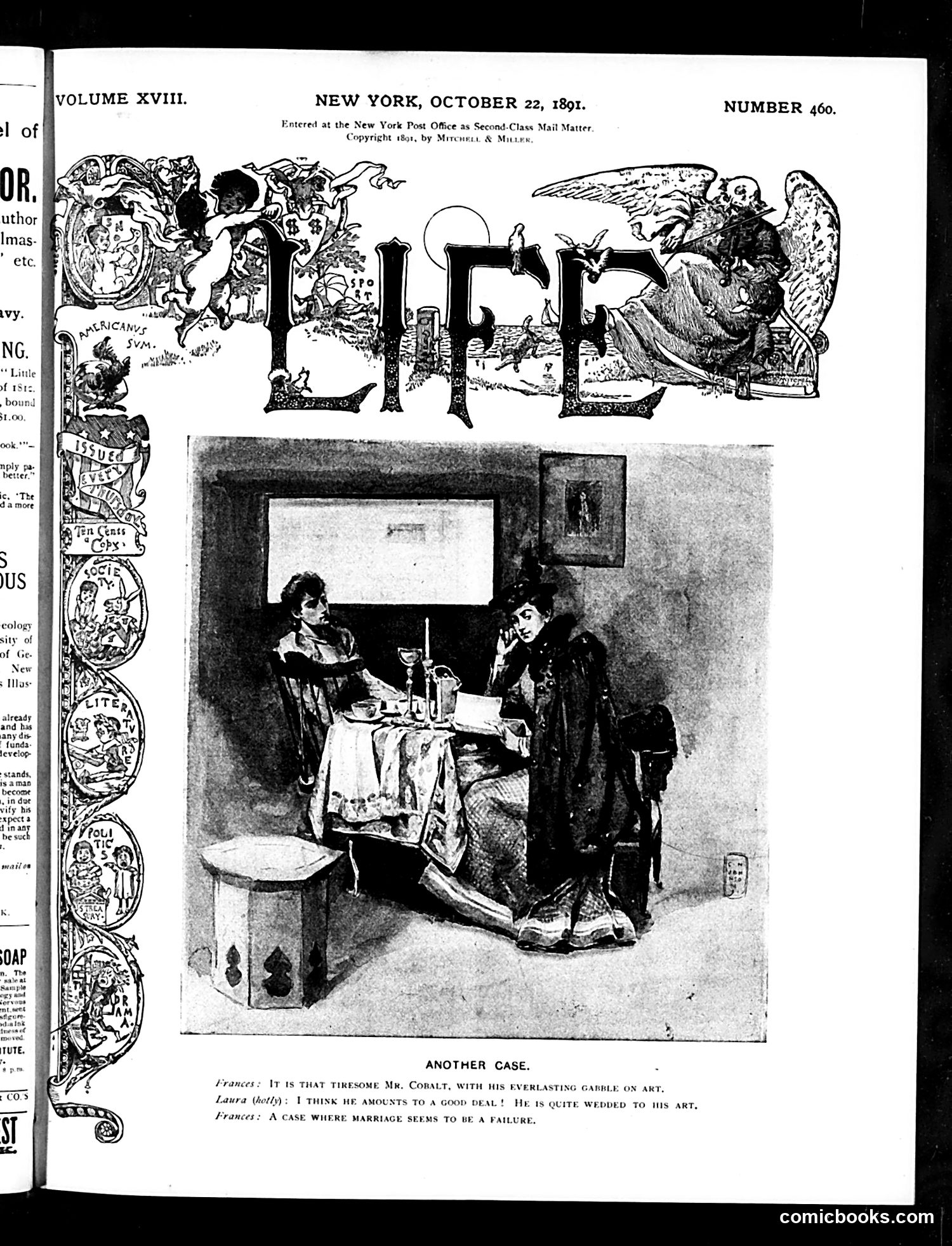 Life — October 22, 1891 — page 1 of 16