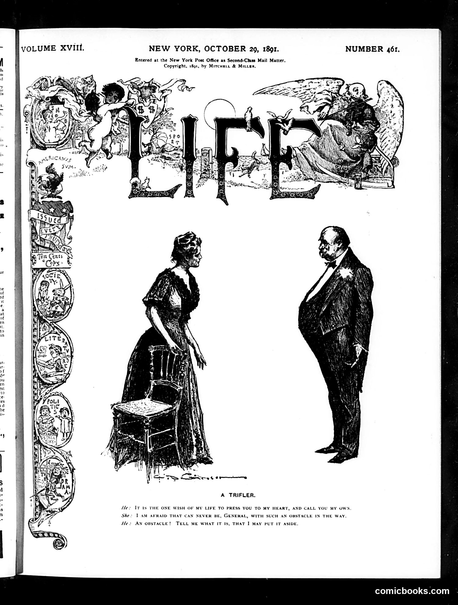 Life — October 29, 1891 — page 1 of 16