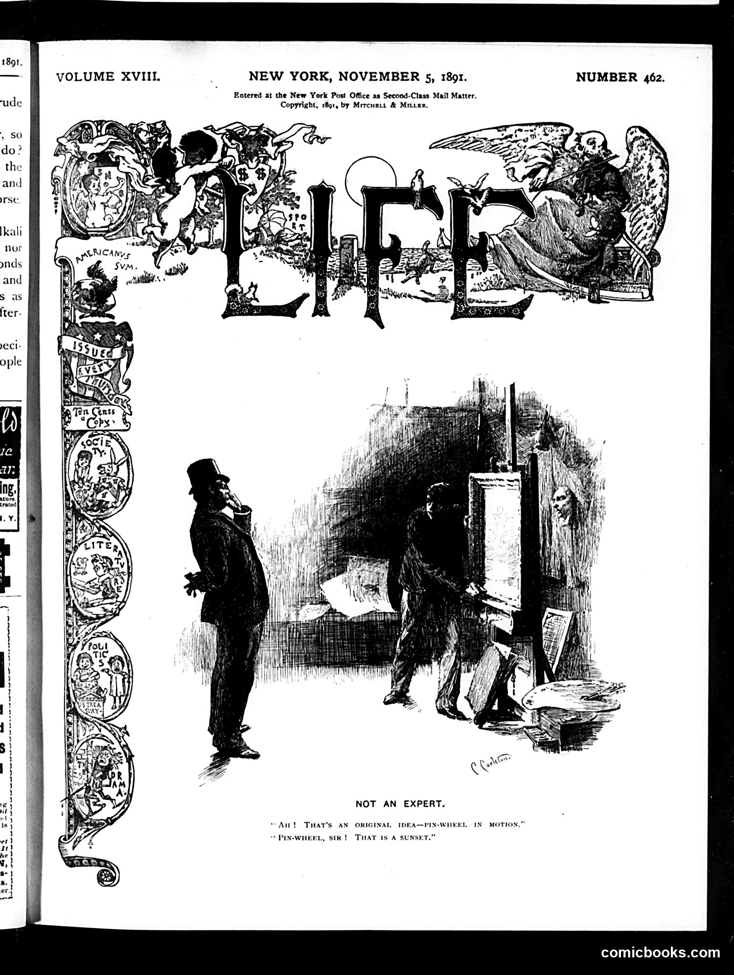 Life — November 5, 1891 — page 1 of 18