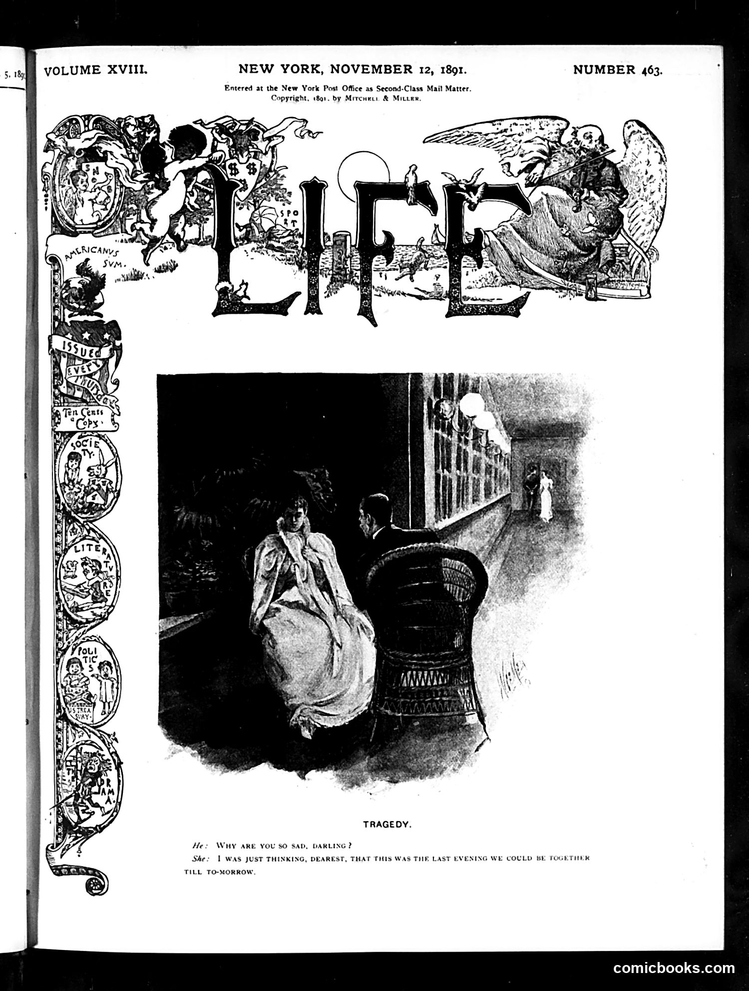 Life — November 12, 1891 — page 1 of 15