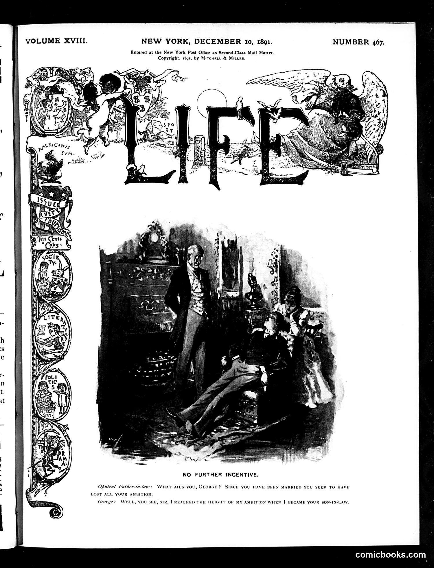 Life — December 10, 1891 — page 1 of 14