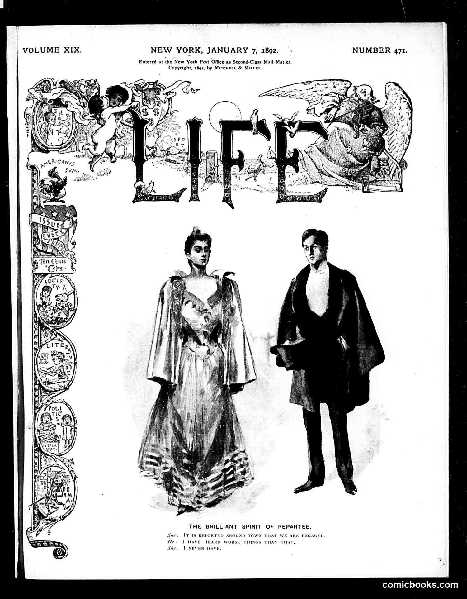 Life — January 7, 1892 — page 1 of 16