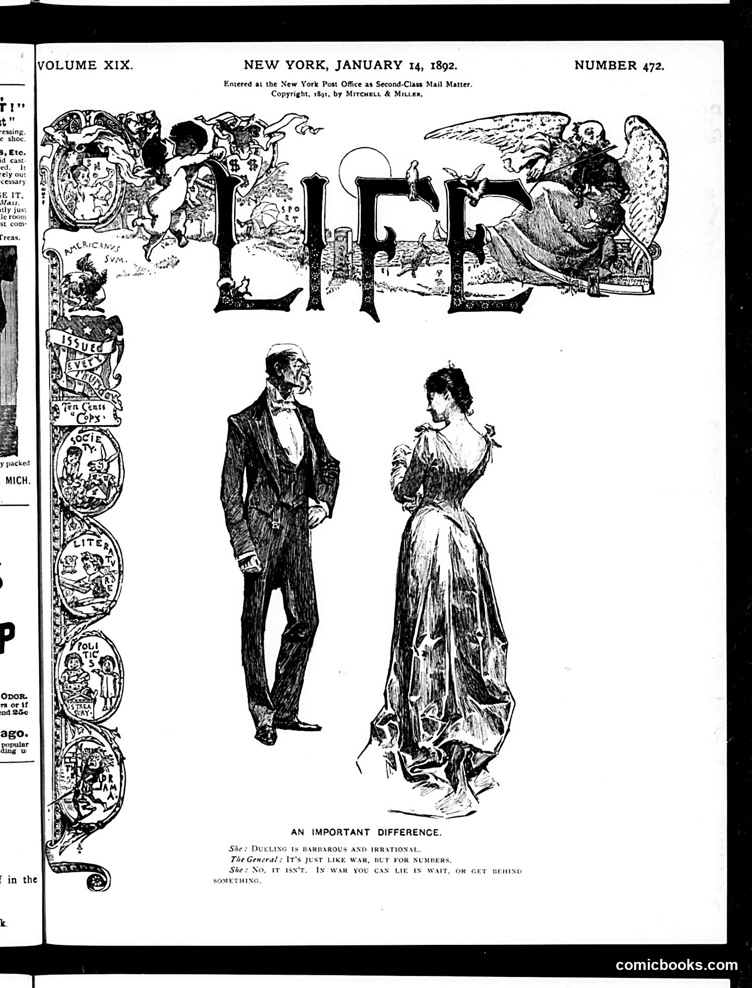 Life — January 14, 1892 — page 1 of 18