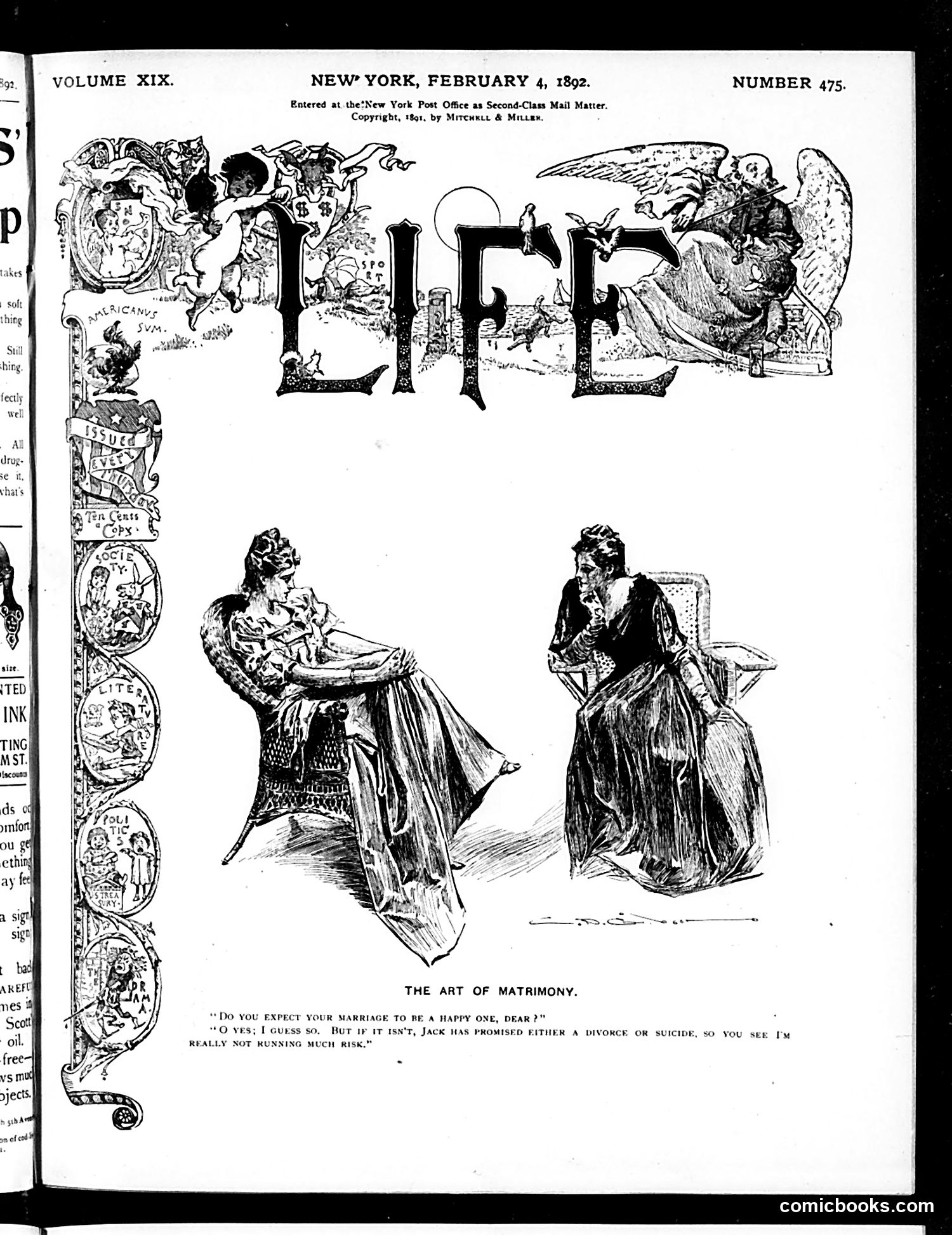 Life — February 4, 1892 — page 1 of 16