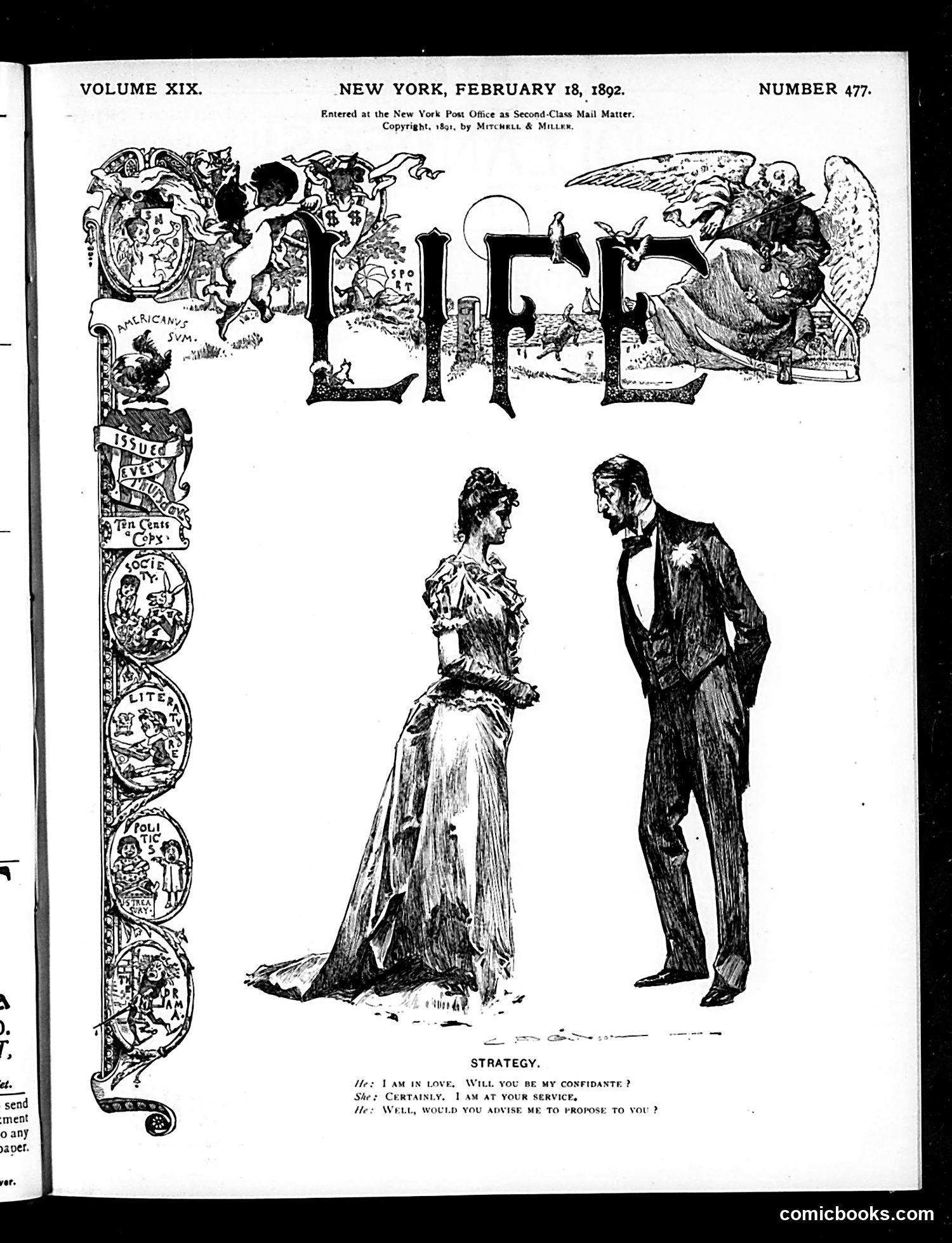 Life — February 18, 1892 — page 1 of 18