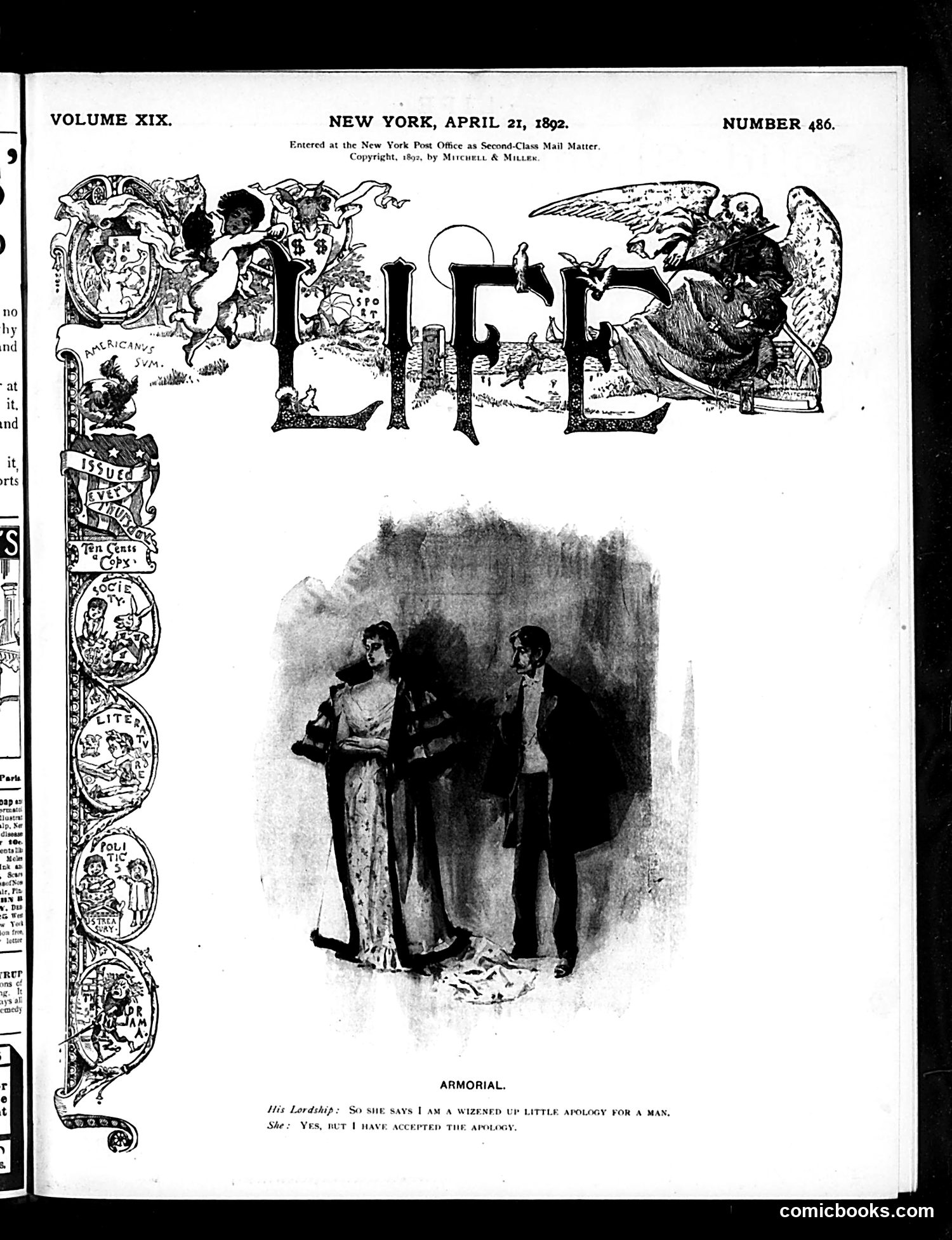 Life — April 21, 1892 — page 1 of 18
