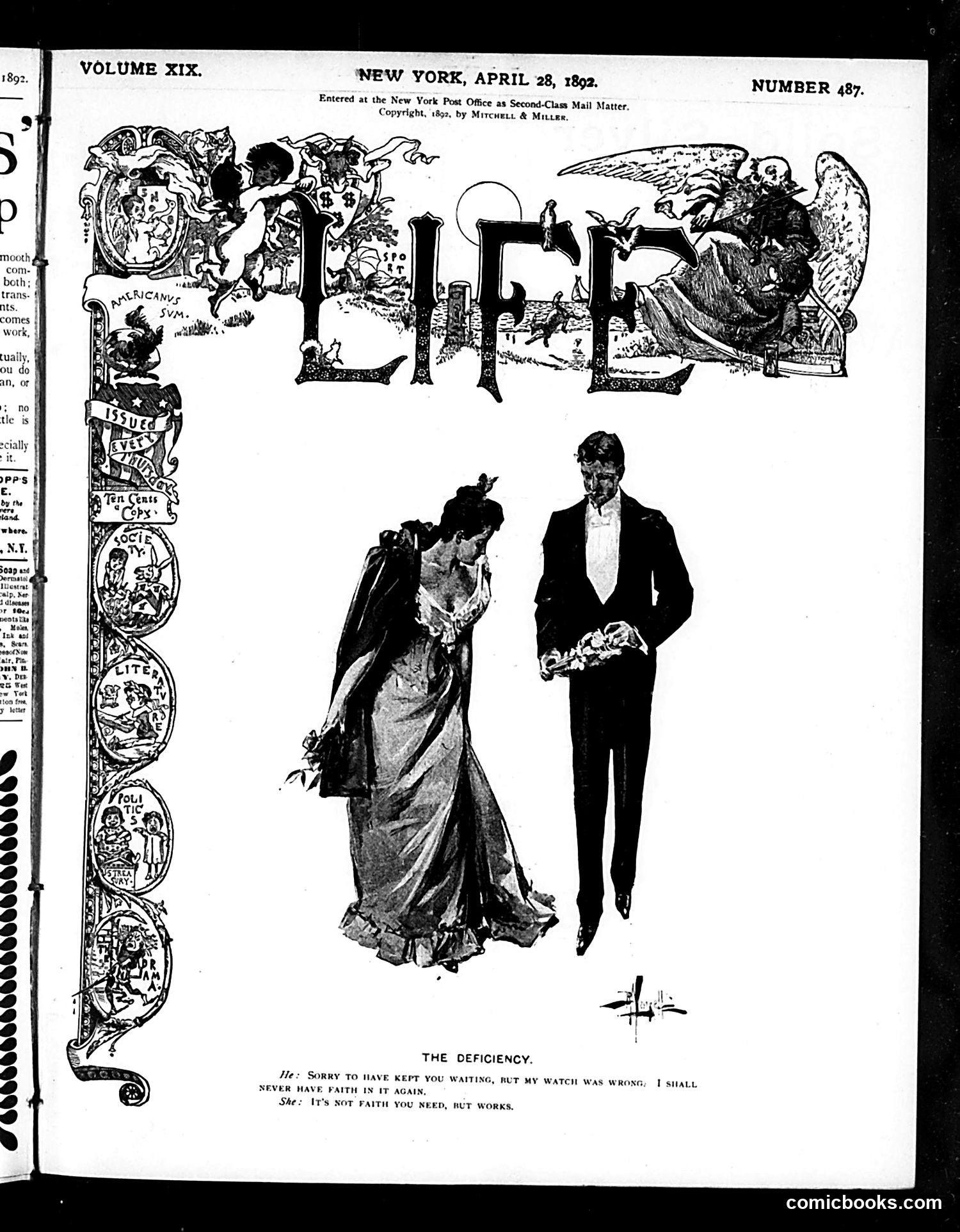Life — April 28, 1892 — page 1 of 14