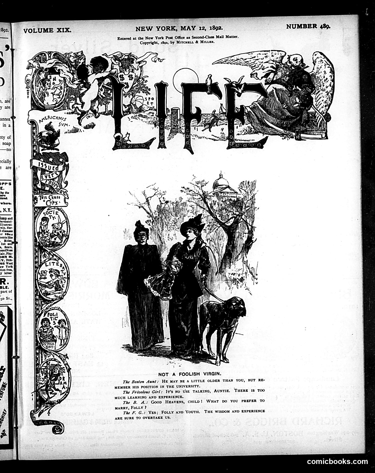 Life — May 12, 1892 — page 1 of 18