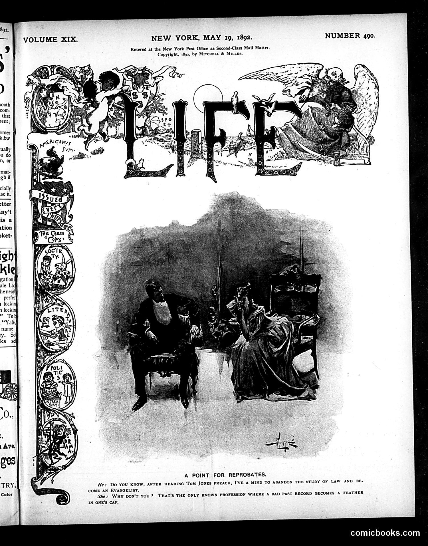Life — May 19, 1892 — page 1 of 18