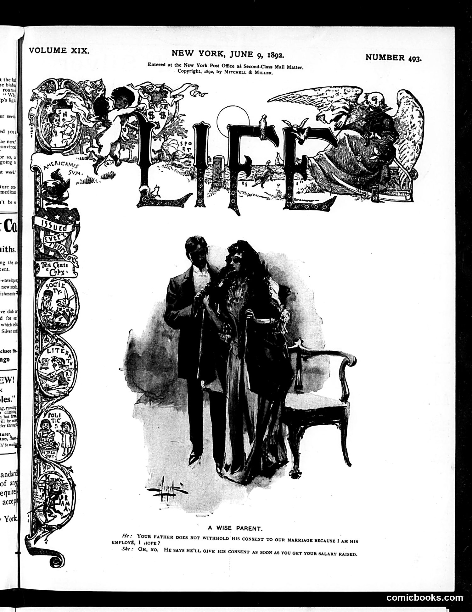 Life — June 9, 1892 — page 1 of 16