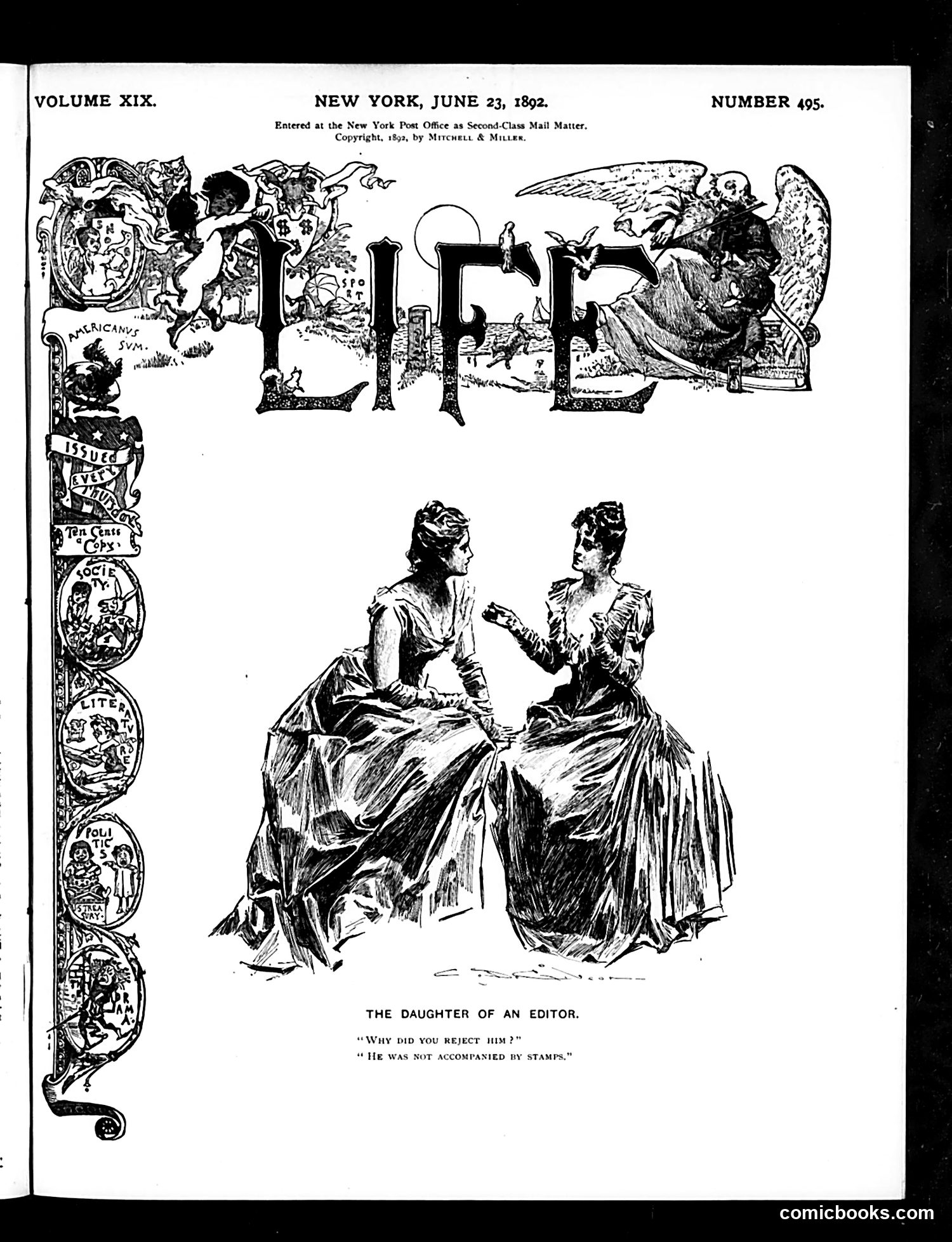 Life — June 23, 1892 — page 1 of 16