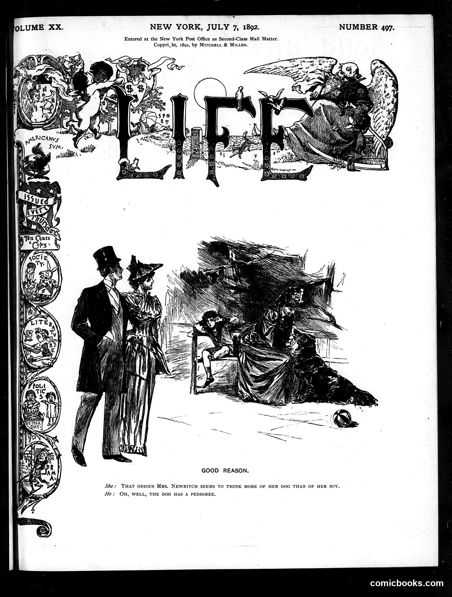 Life — July 7, 1892 — page 1 of 14
