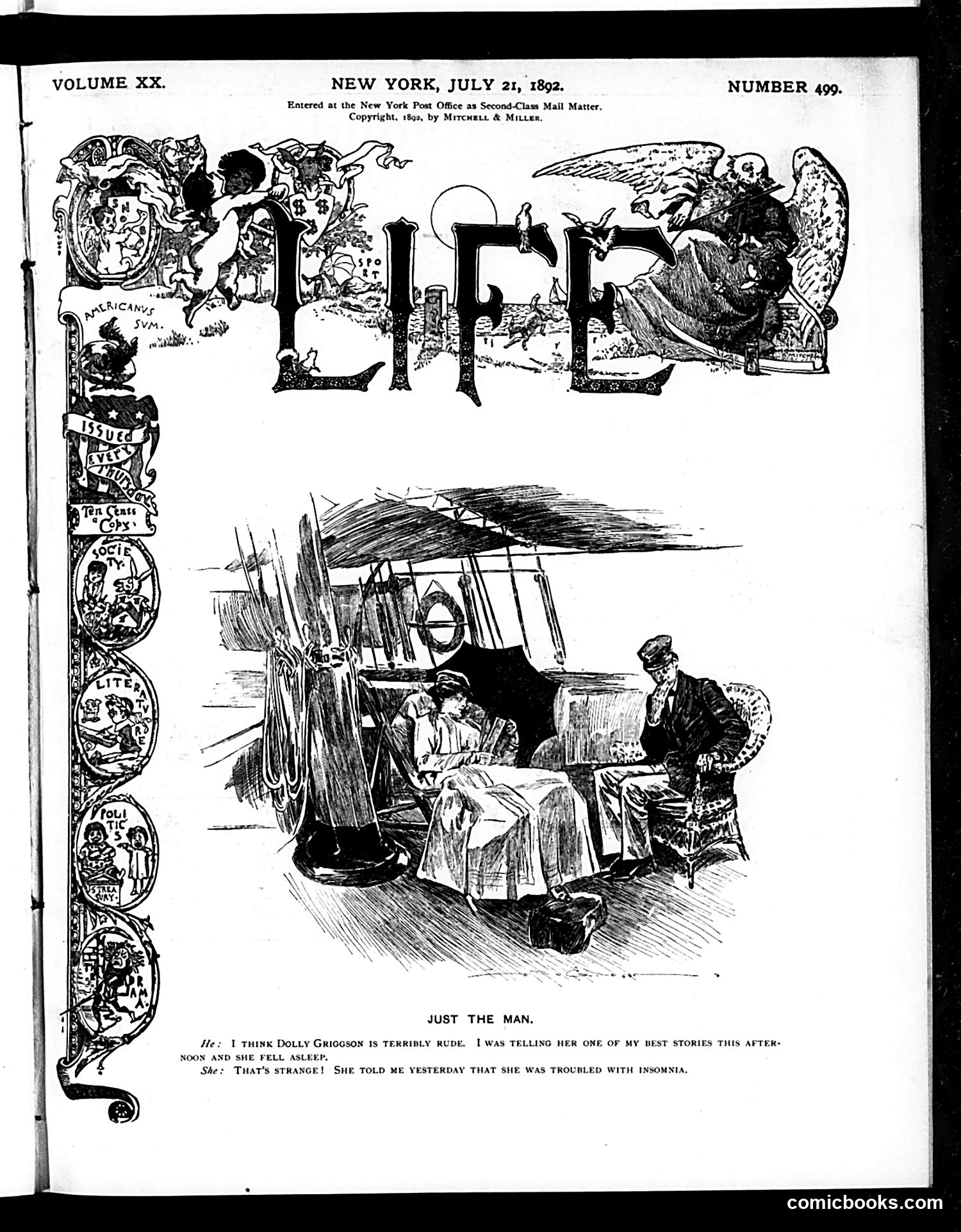 Life — July 21, 1892 — page 1 of 16