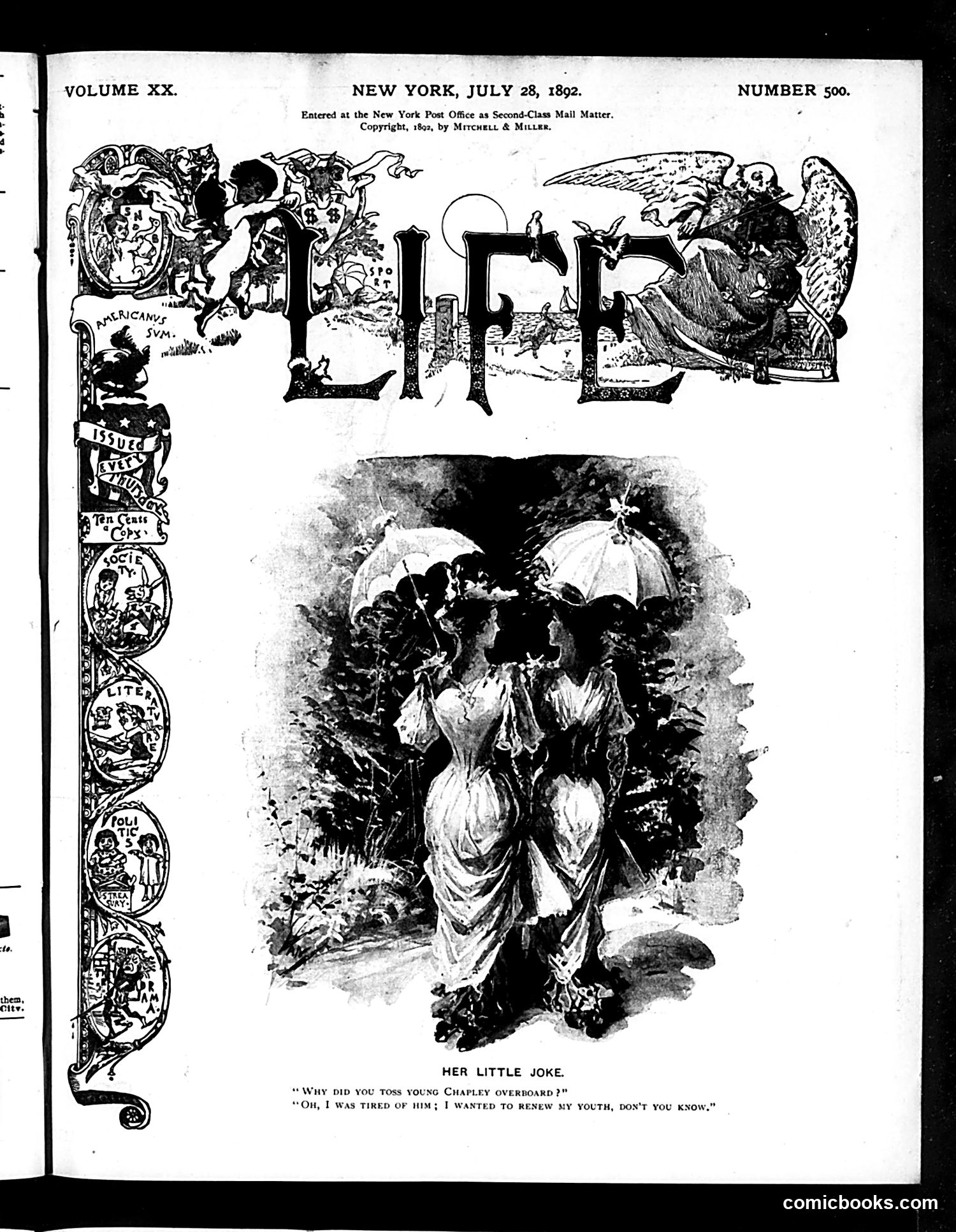 Life — July 28, 1892 — page 1 of 16