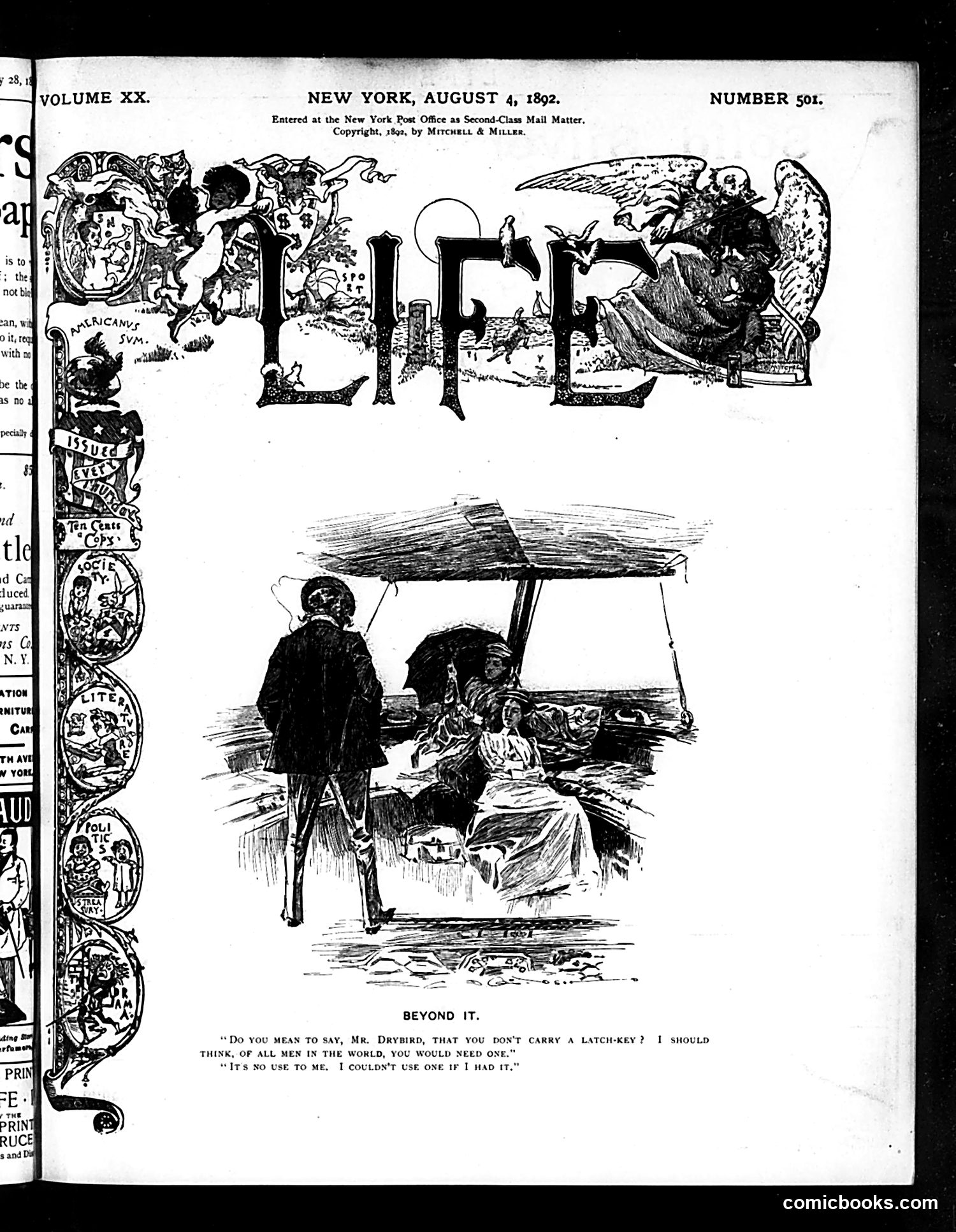 Life — August 4, 1892 — page 1 of 16