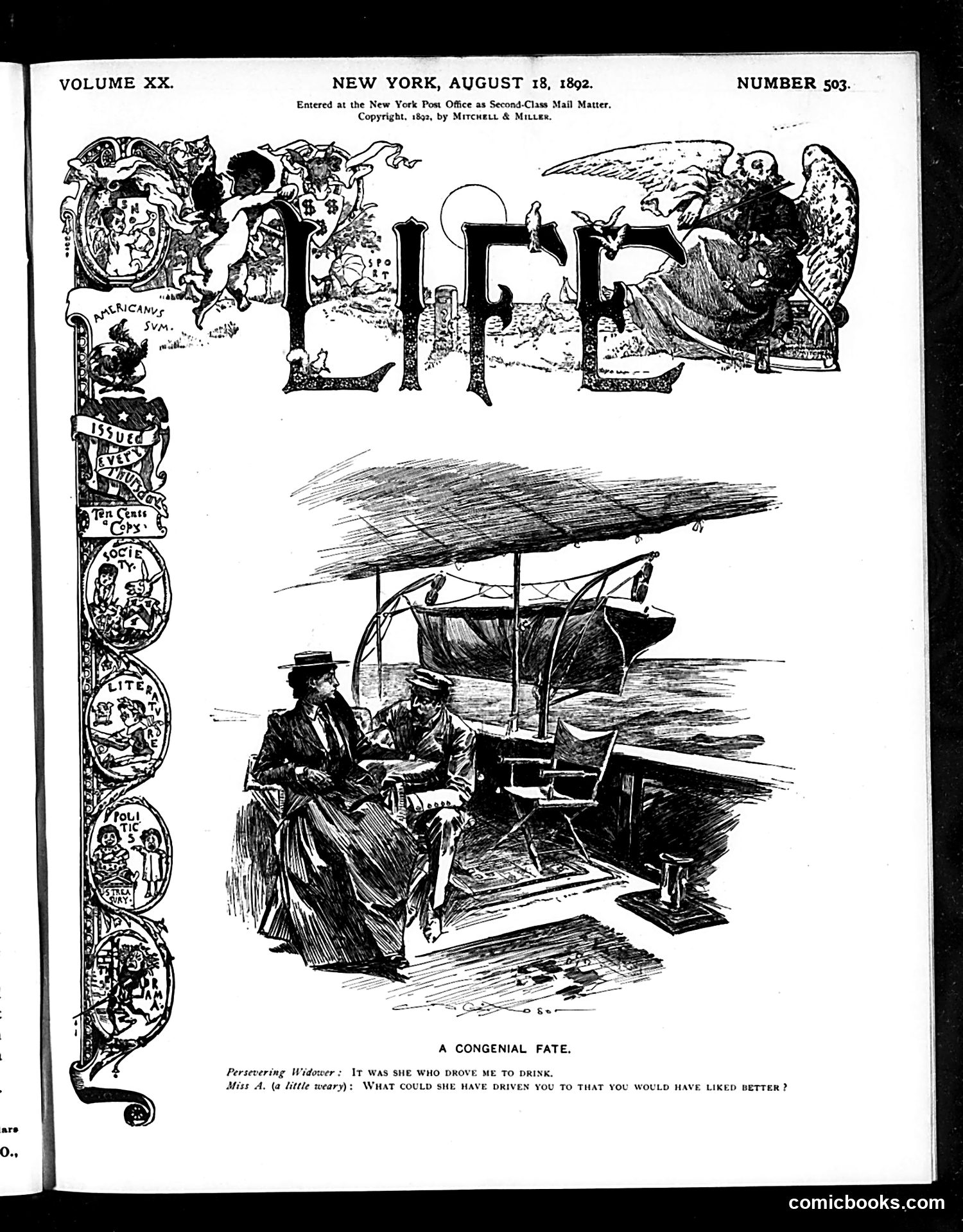 Life — August 18, 1892 — page 1 of 14