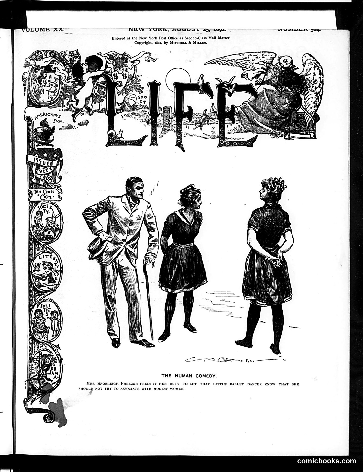 Life — August 25, 1892 — page 1 of 14