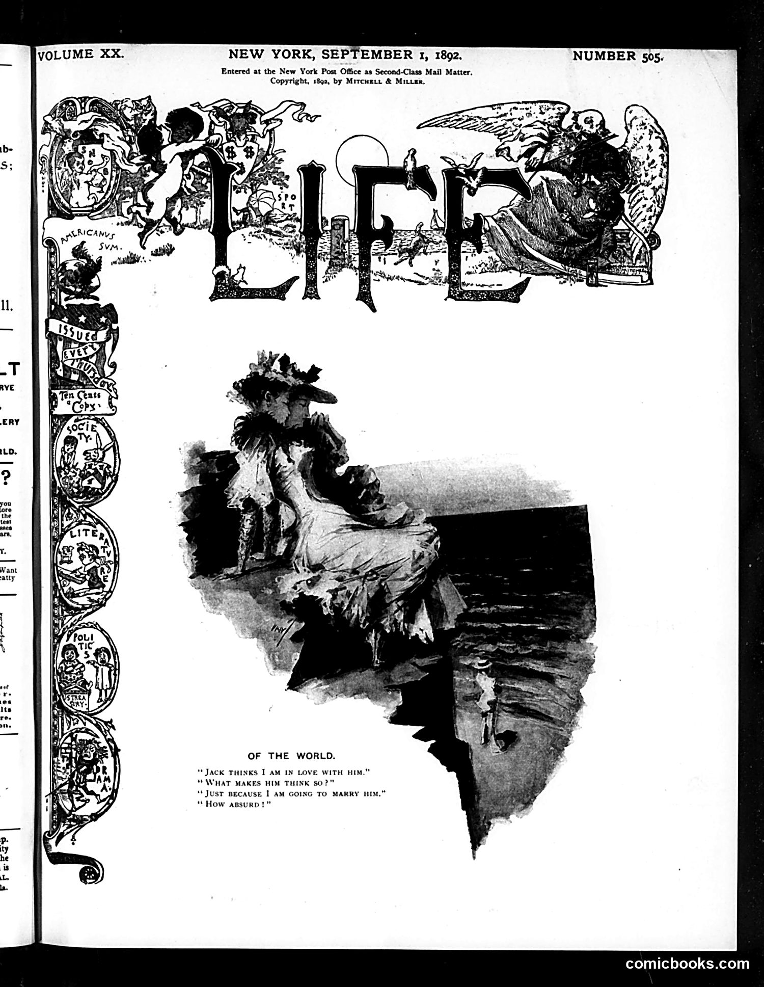 Life — September 1, 1892 — page 1 of 16