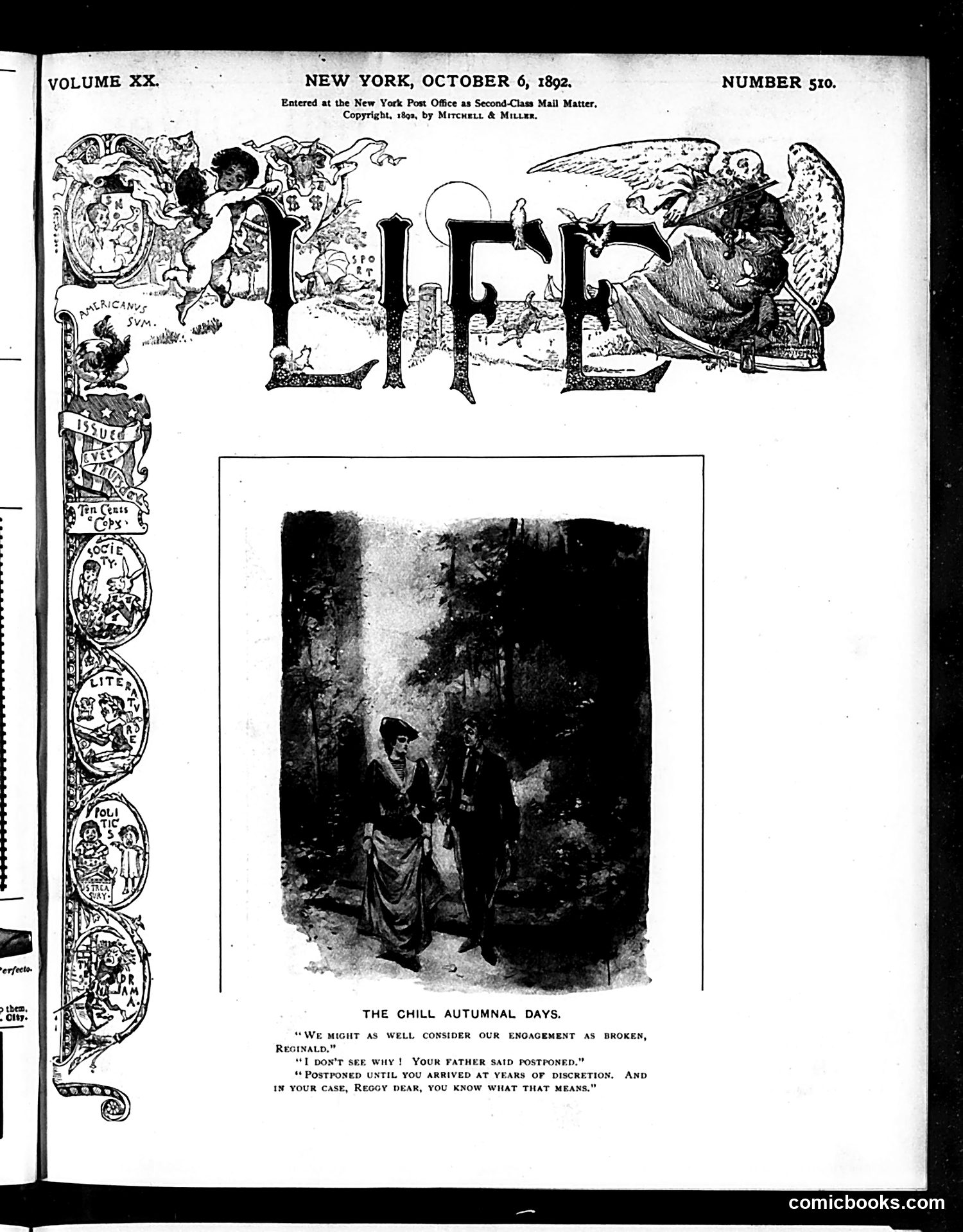 Life — October 6, 1892 — page 1 of 14