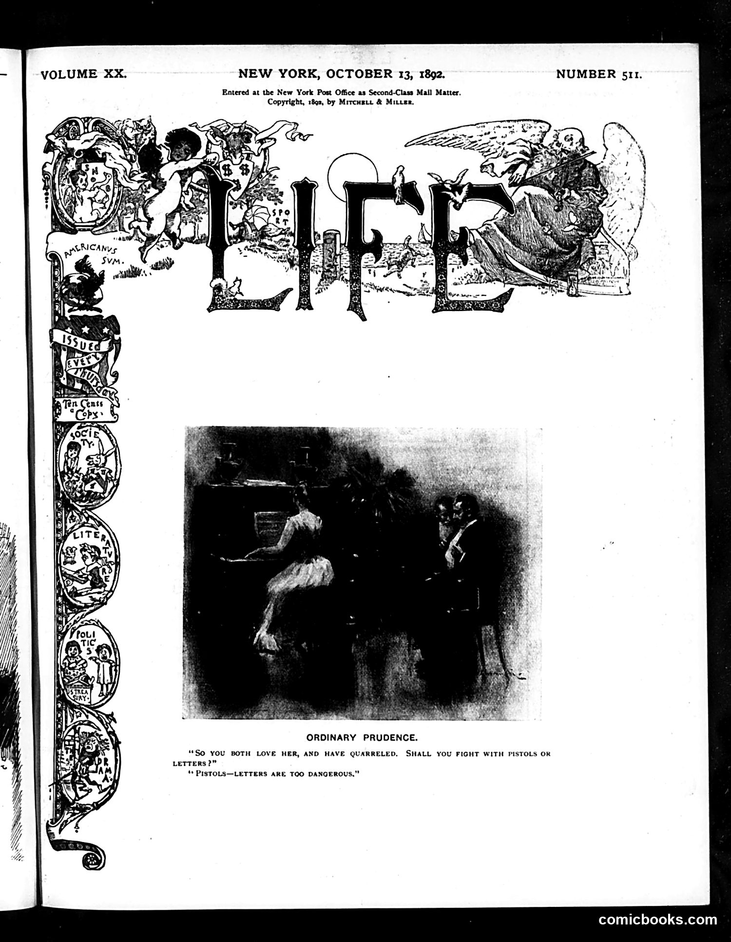 Life — October 13, 1892 — page 1 of 14
