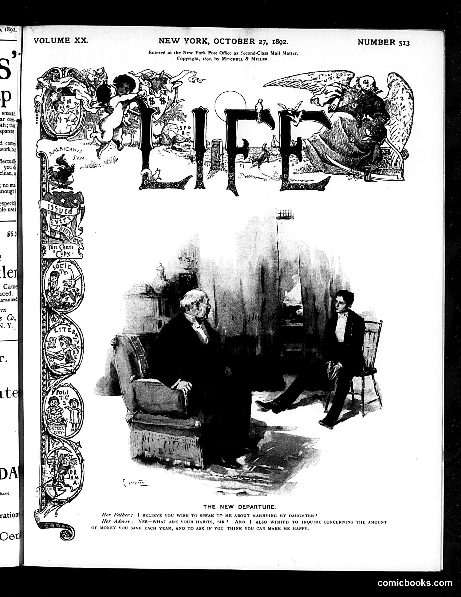 Life — October 27, 1892 — page 1 of 14