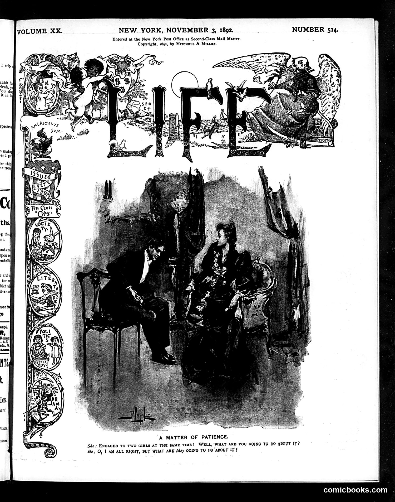 Life — November 3, 1892 — page 1 of 16