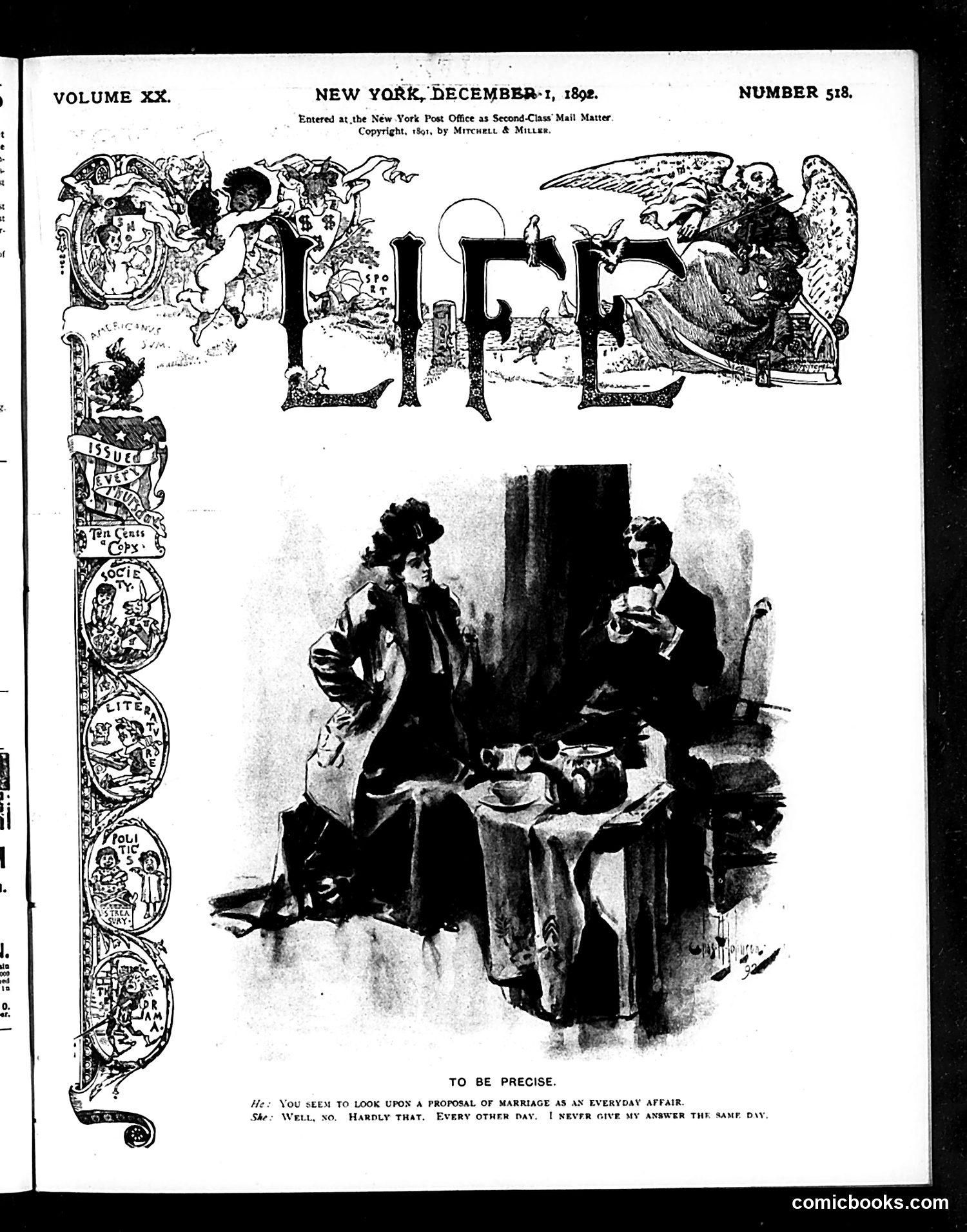Life — December 1, 1892 — page 1 of 14