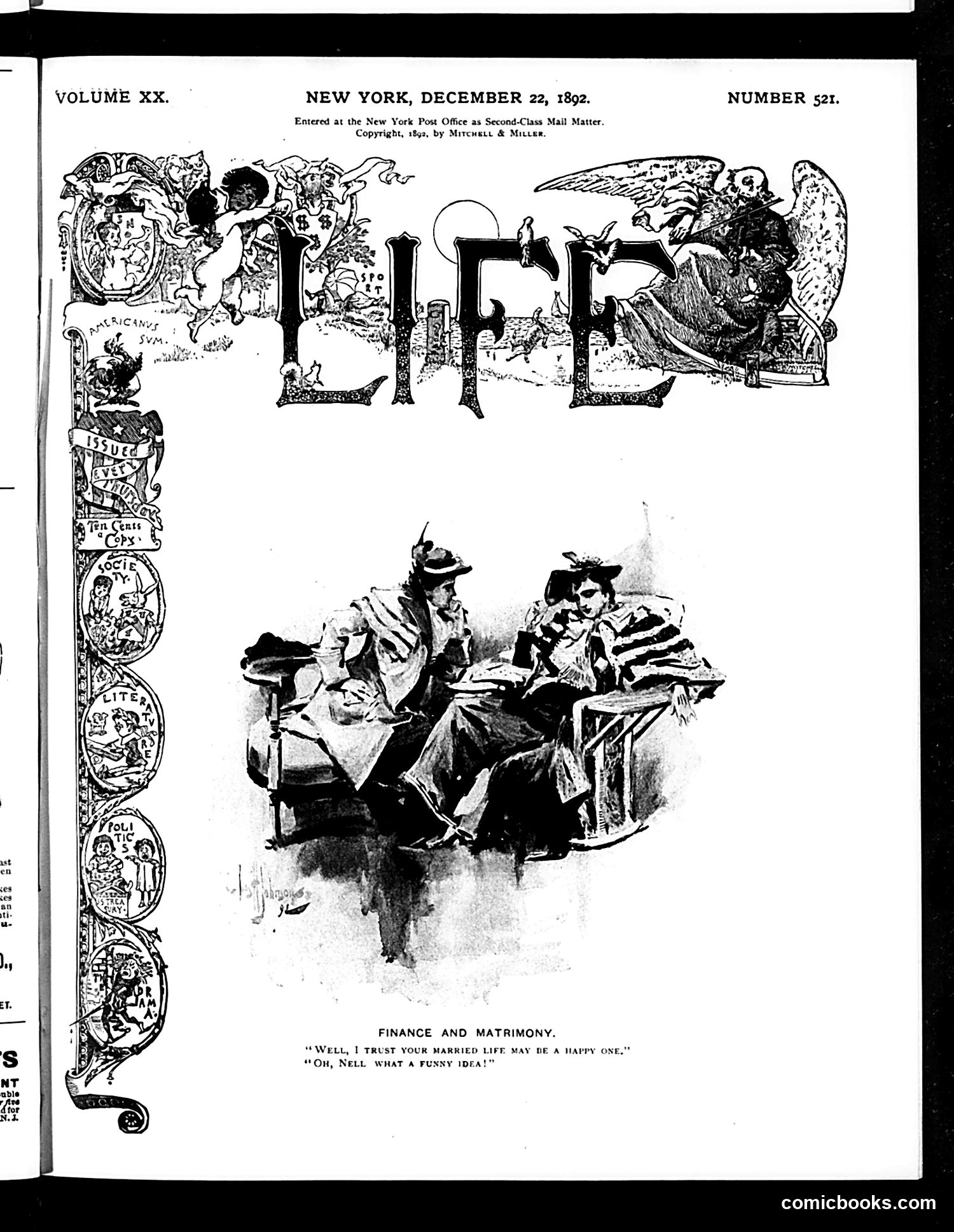 Life — December 22, 1892 — page 1 of 16