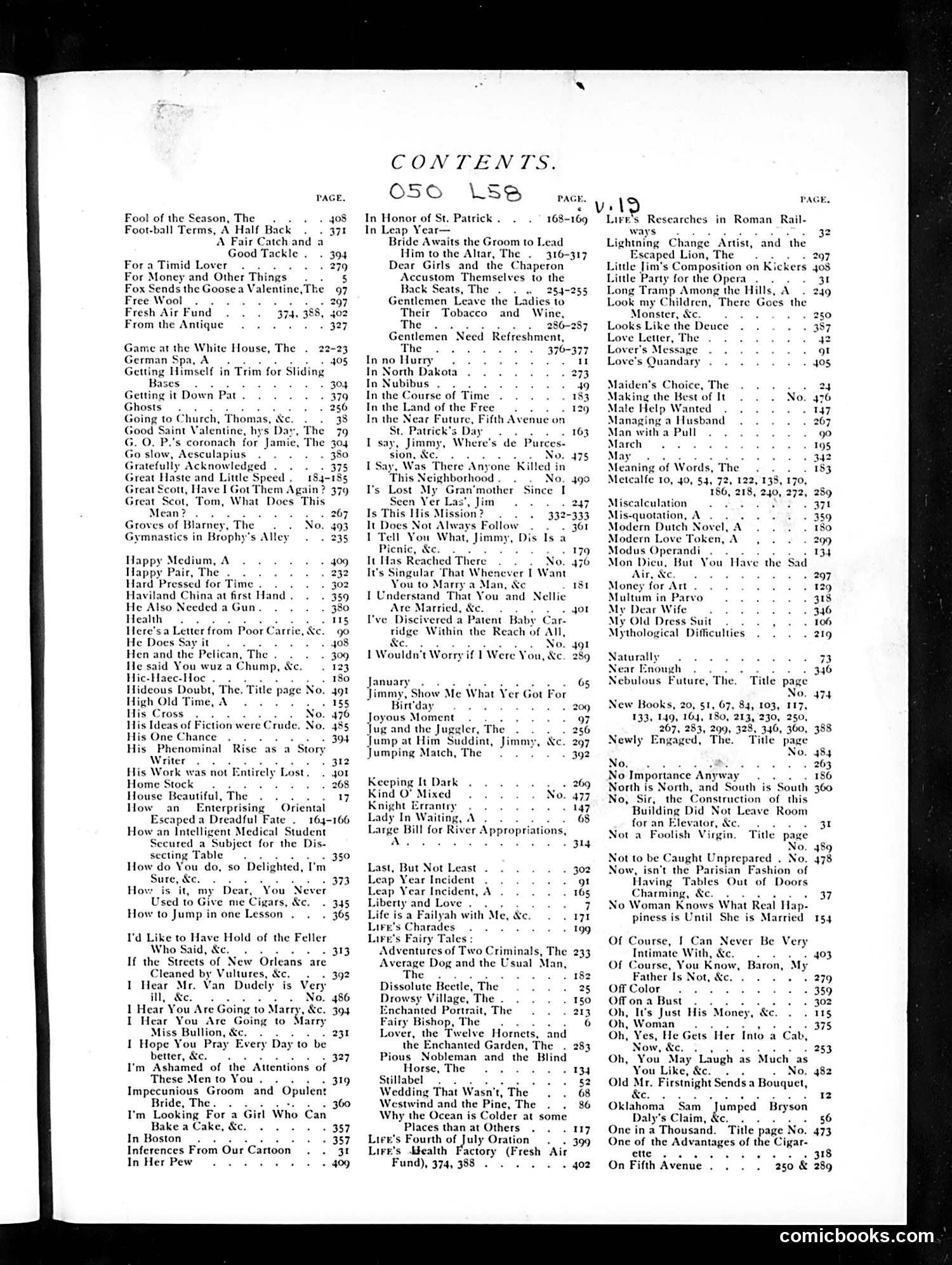 Life — 1892 — page 1 of 3