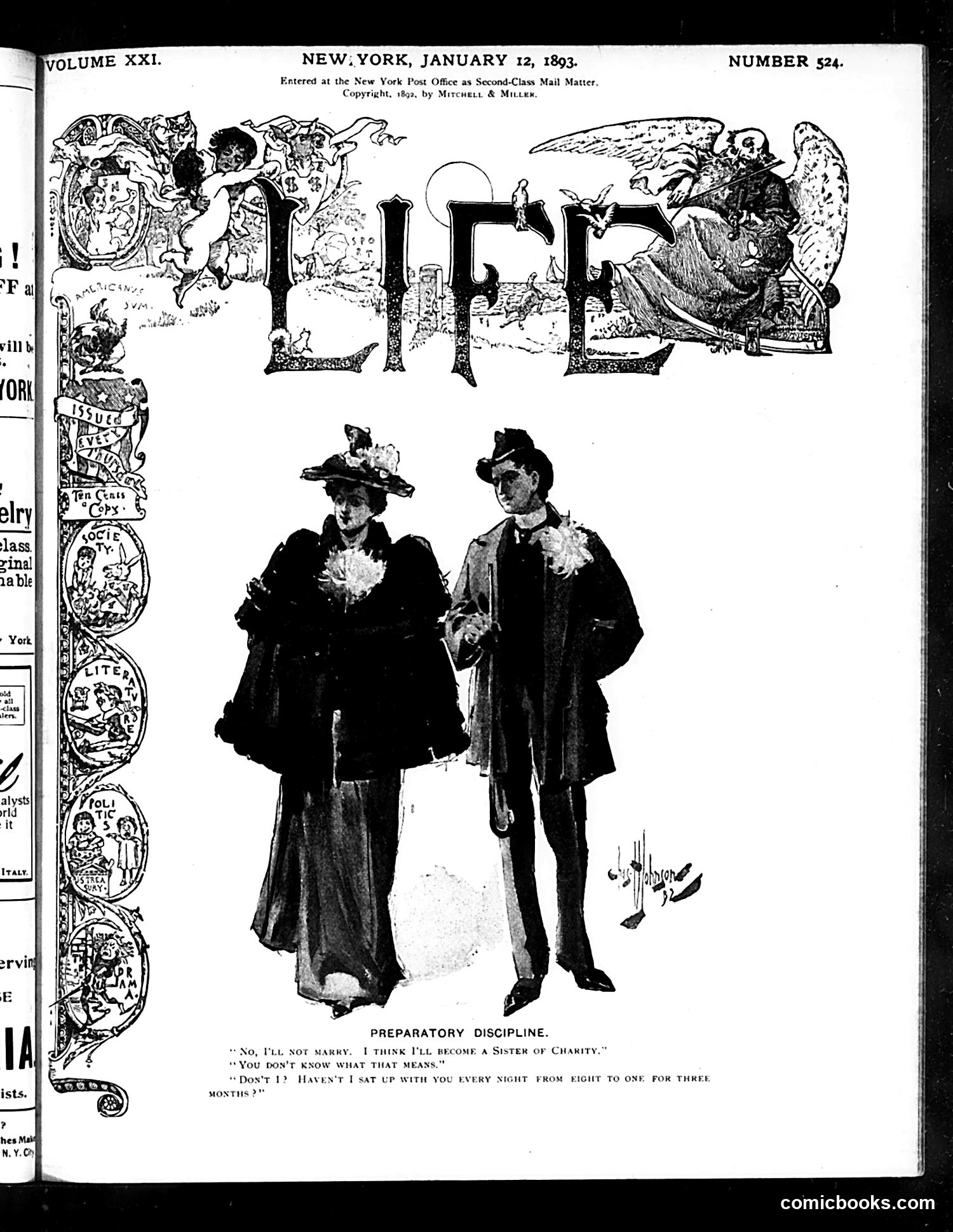 Life — January 12, 1893 — page 1 of 16