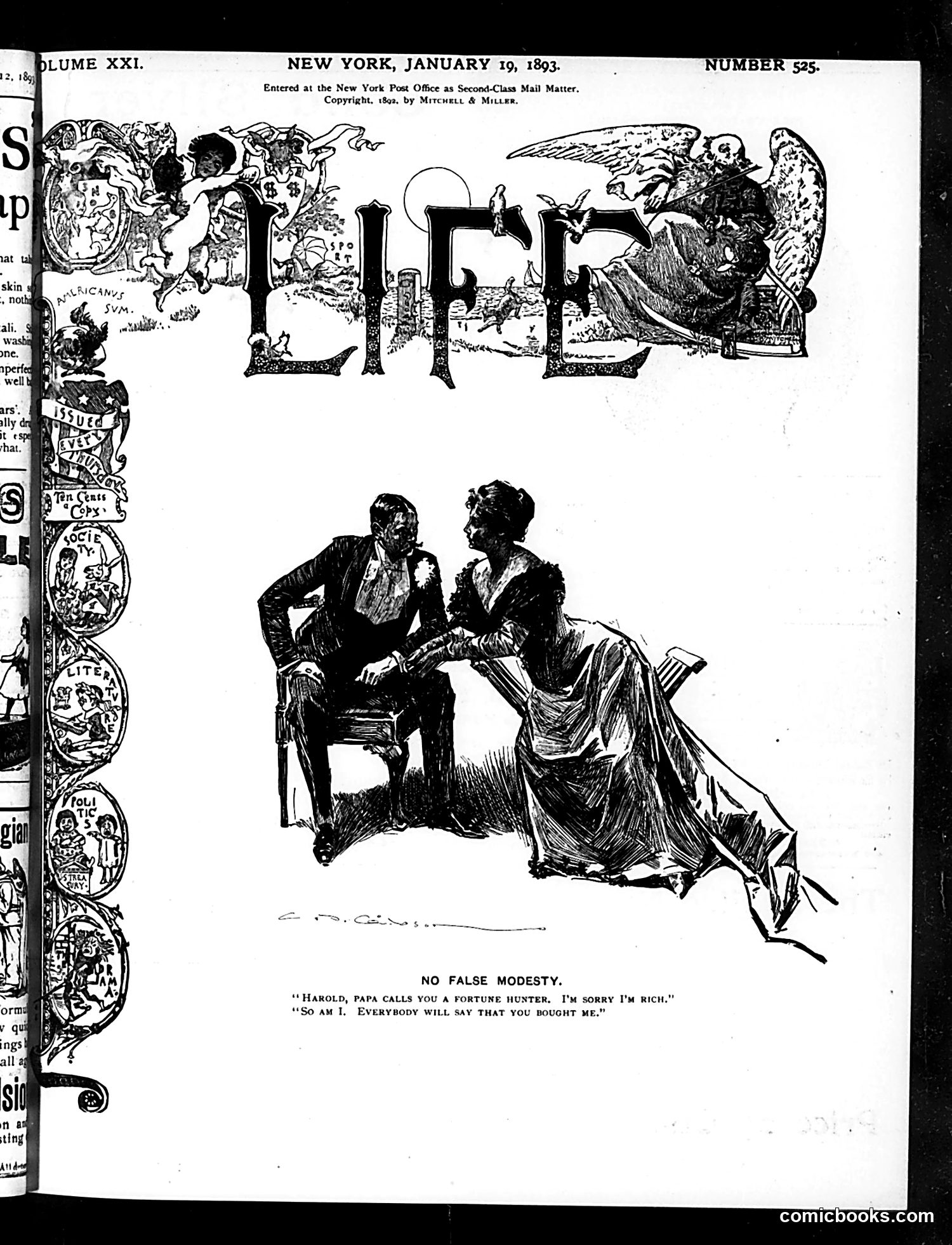 Life — January 19, 1893 — page 1 of 16