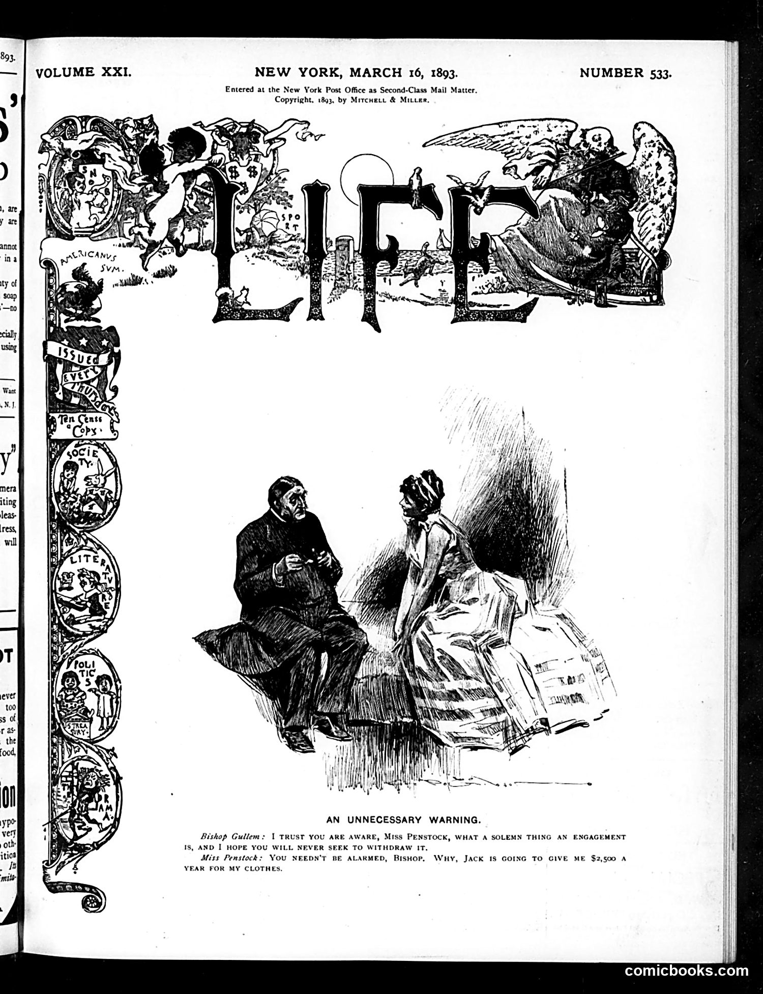Life — March 16, 1893 — page 1 of 16