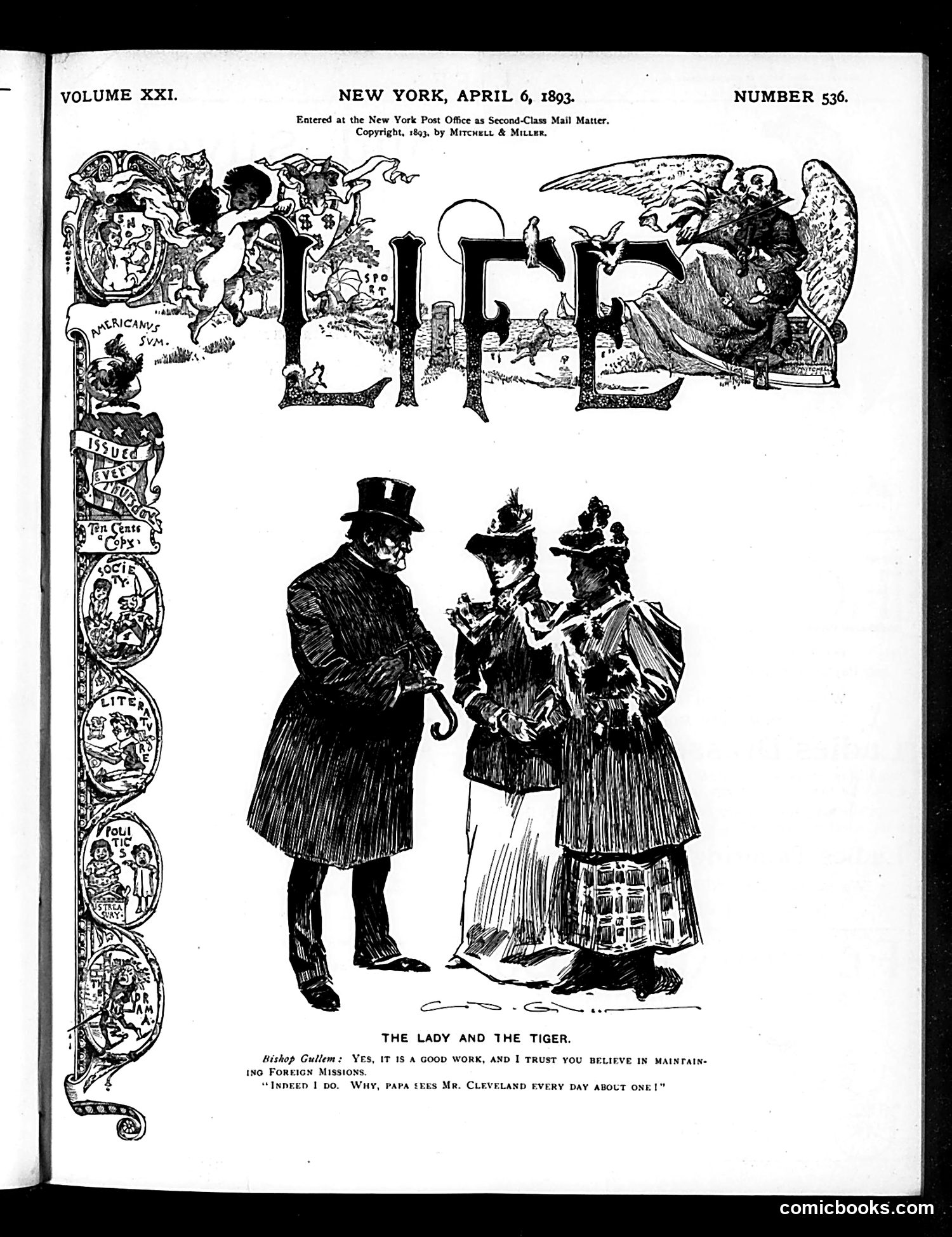 Life — April 6, 1893 — page 1 of 16
