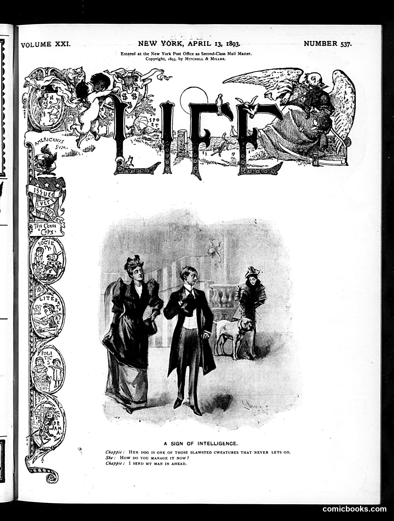 Life — April 13, 1893 — page 1 of 18